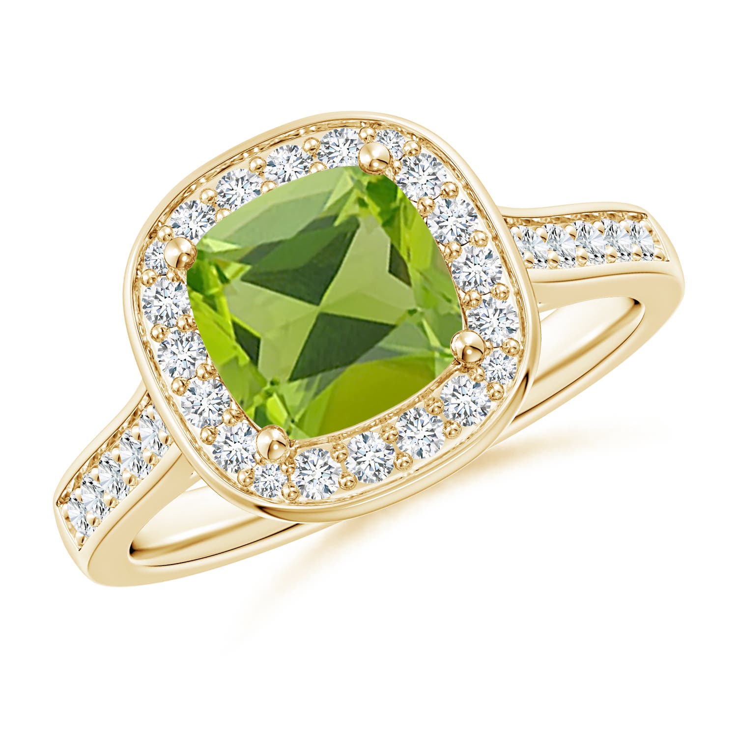 AAA - Peridot / 1.79 CT / 14 KT Yellow Gold