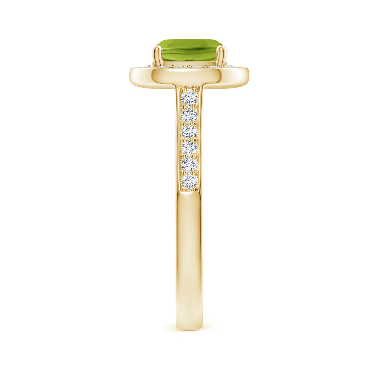 AAA - Peridot / 1.79 CT / 14 KT Yellow Gold