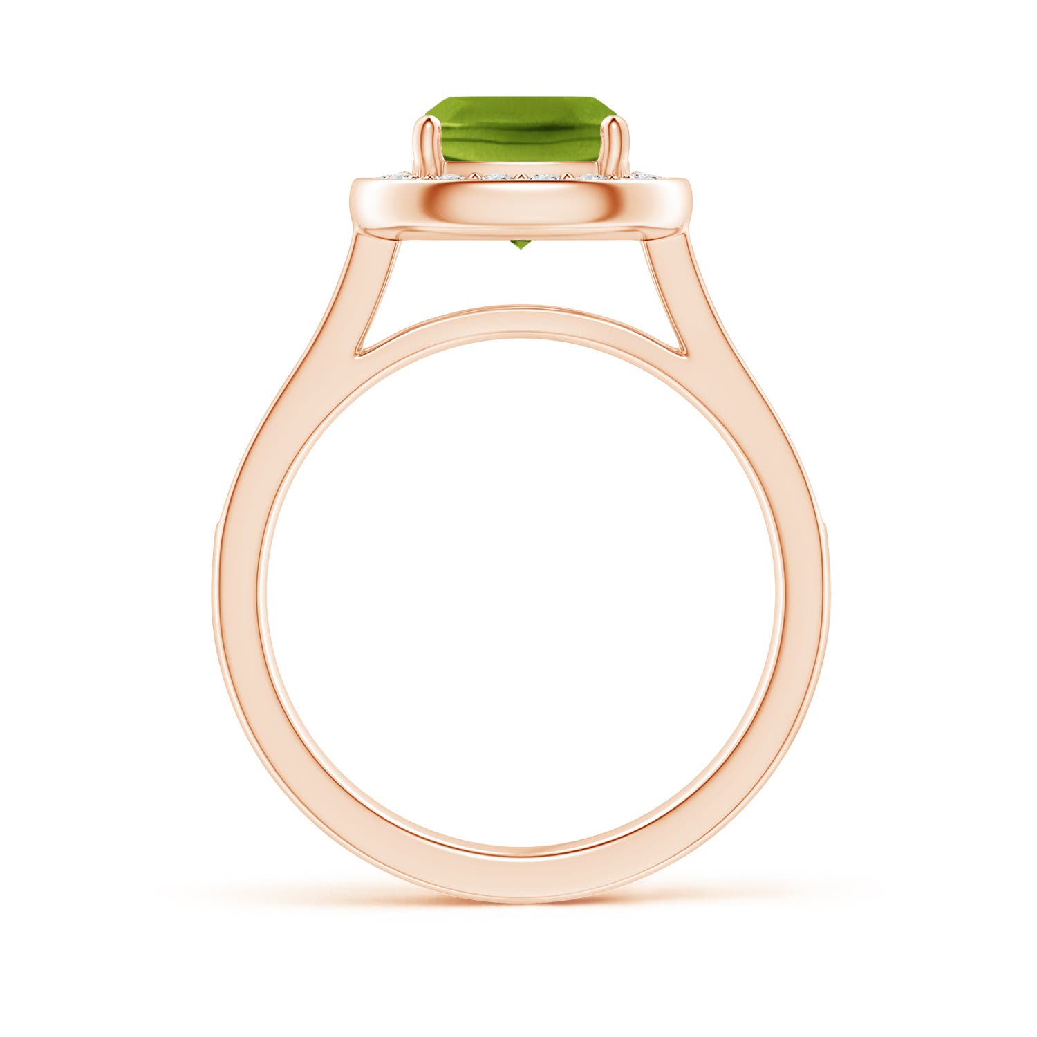 AAAA - Peridot / 1.79 CT / 14 KT Rose Gold