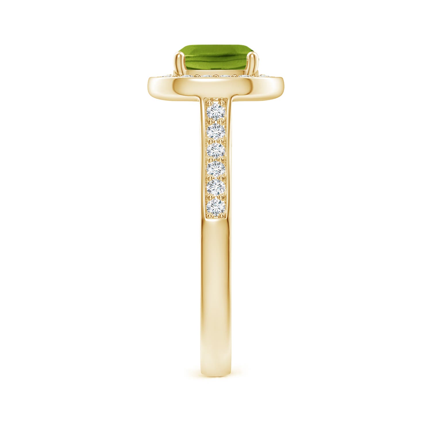 AAAA - Peridot / 1.79 CT / 14 KT Yellow Gold