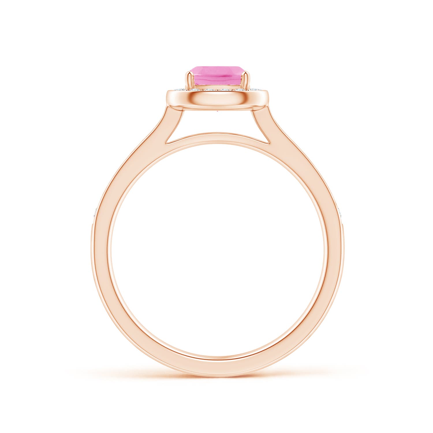 AA - Pink Sapphire / 0.81 CT / 14 KT Rose Gold