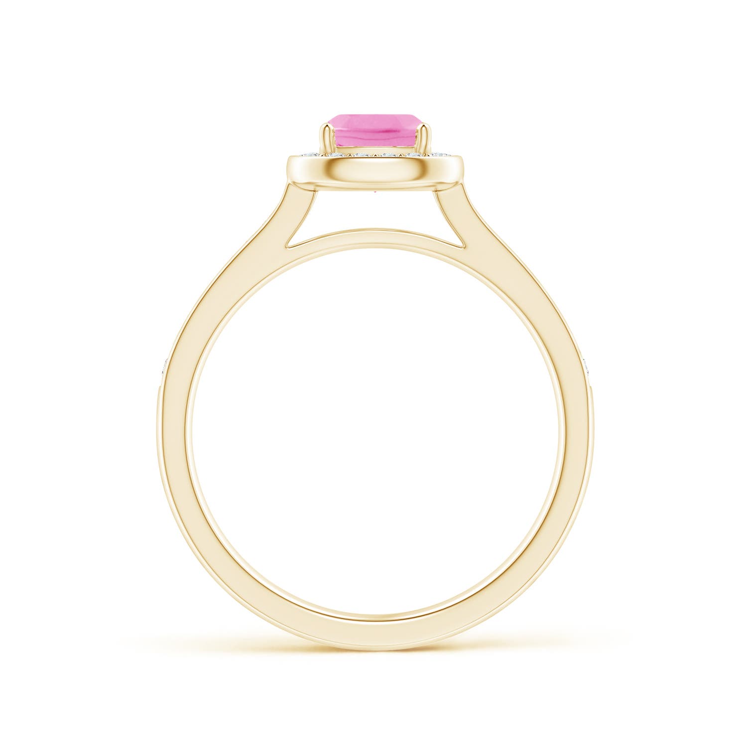 AA - Pink Sapphire / 0.81 CT / 14 KT Yellow Gold