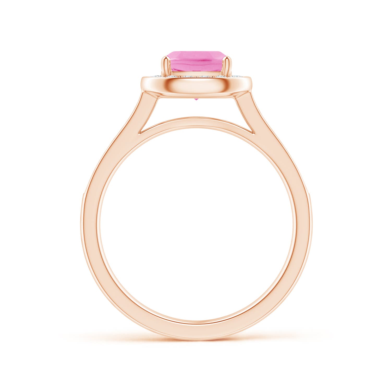 AA - Pink Sapphire / 1.18 CT / 14 KT Rose Gold