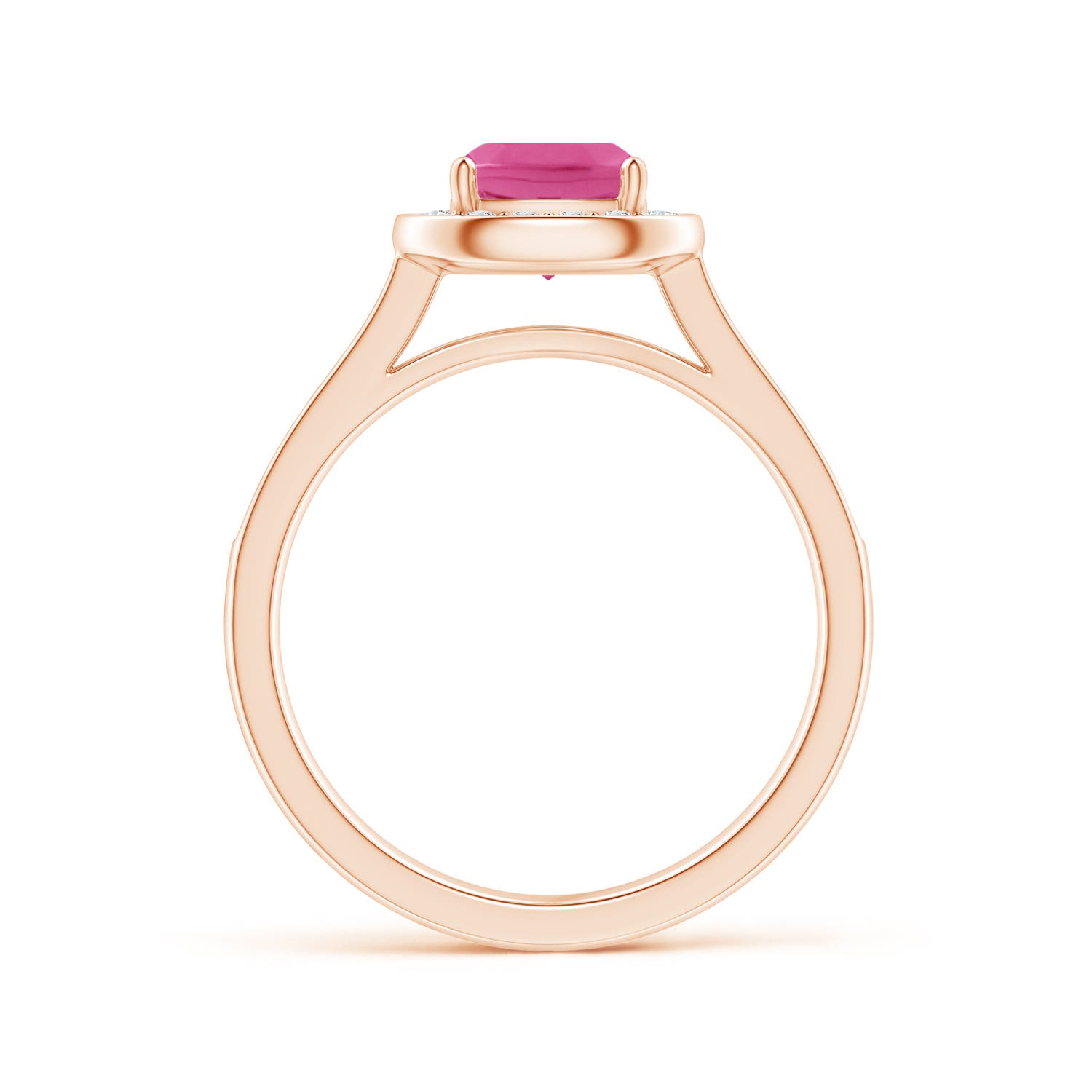 AAA - Pink Sapphire / 1.18 CT / 14 KT Rose Gold