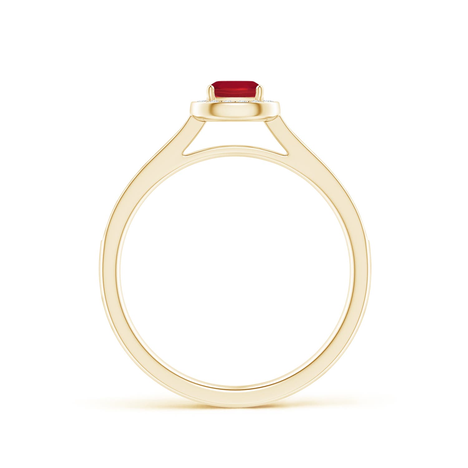 AA - Ruby / 0.48 CT / 14 KT Yellow Gold