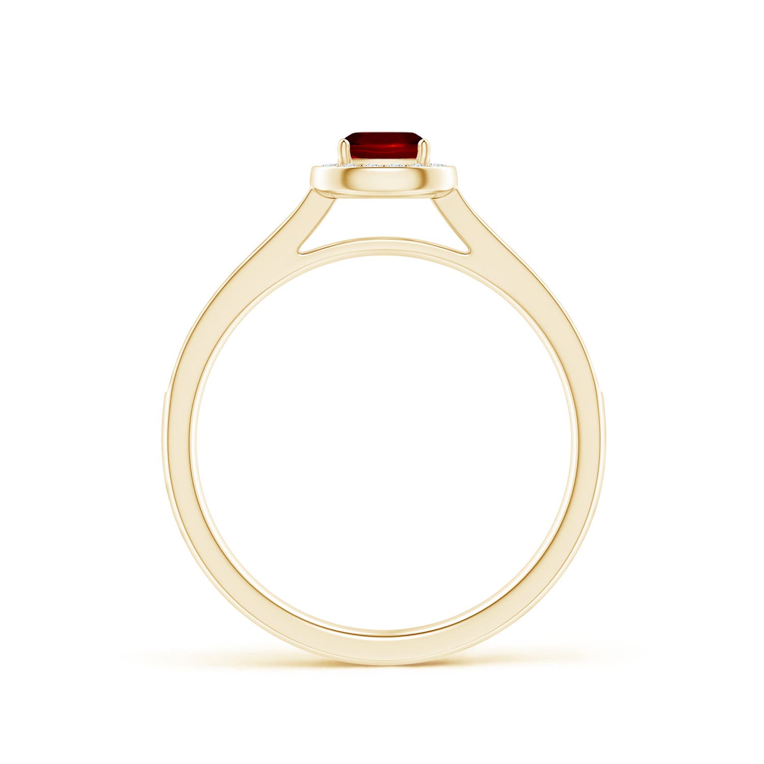 AAAA - Ruby / 0.48 CT / 14 KT Yellow Gold