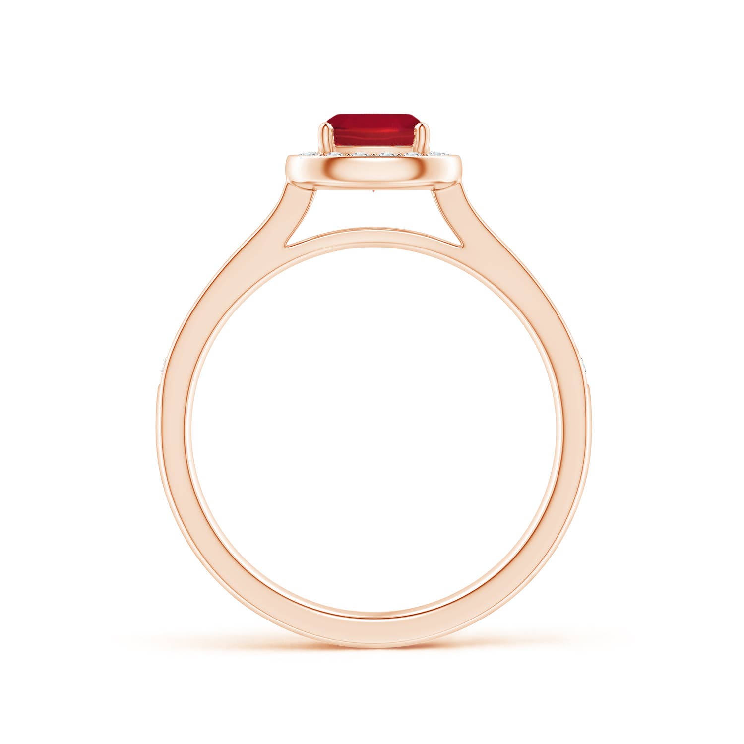 AA - Ruby / 0.81 CT / 14 KT Rose Gold