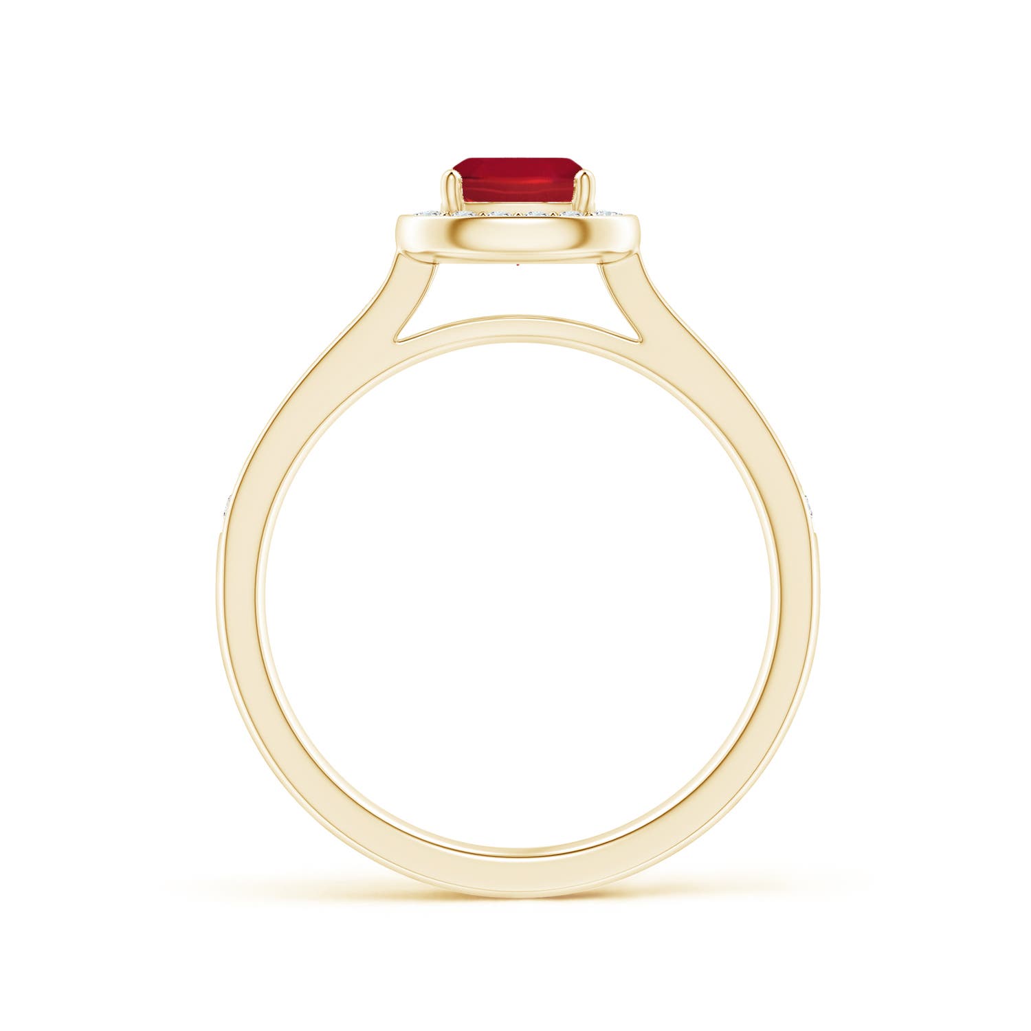 AA - Ruby / 0.81 CT / 14 KT Yellow Gold