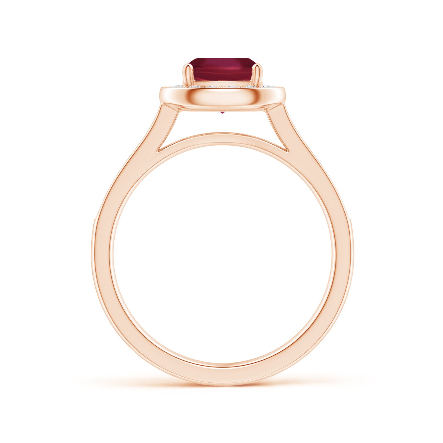 A - Ruby / 1.23 CT / 14 KT Rose Gold