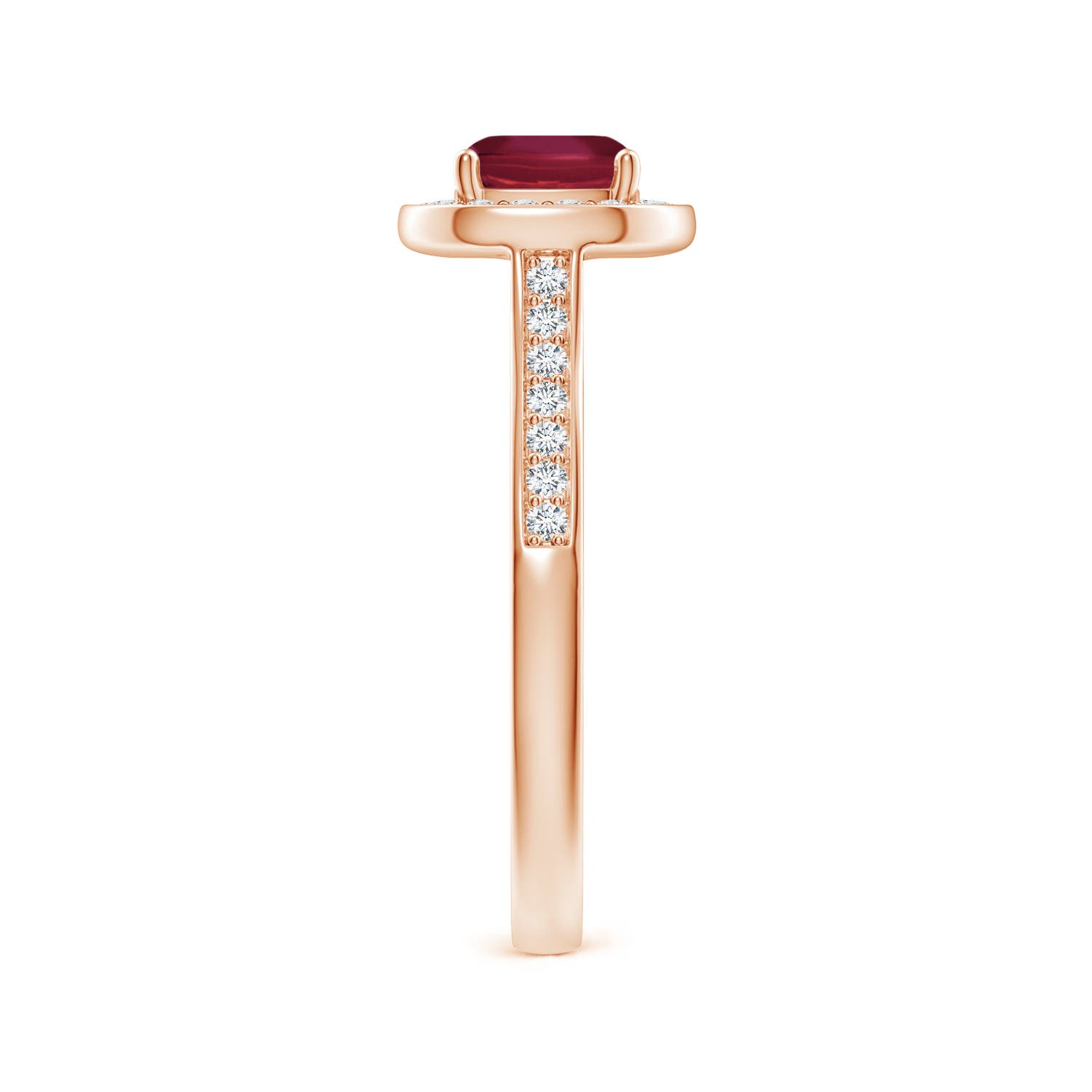 A - Ruby / 1.23 CT / 14 KT Rose Gold