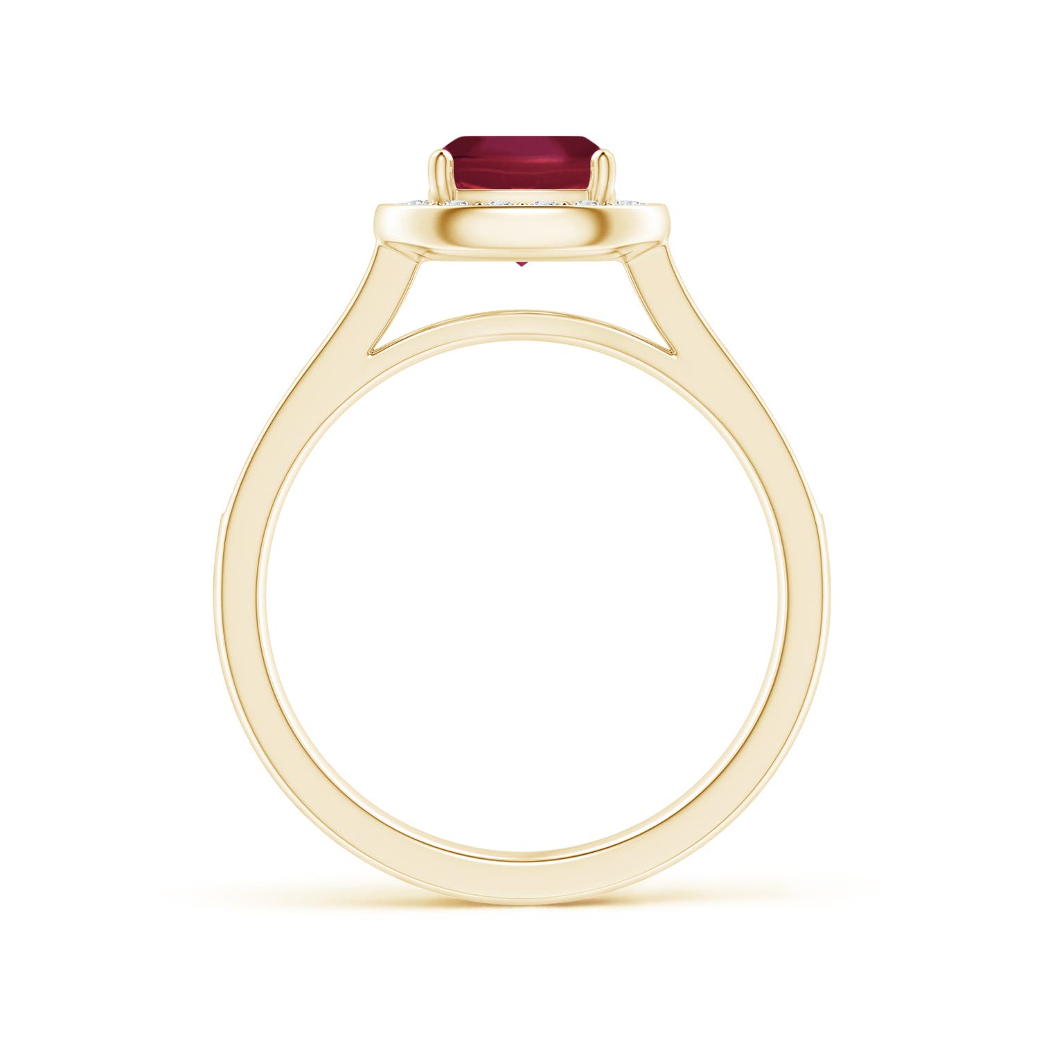 A - Ruby / 1.23 CT / 14 KT Yellow Gold