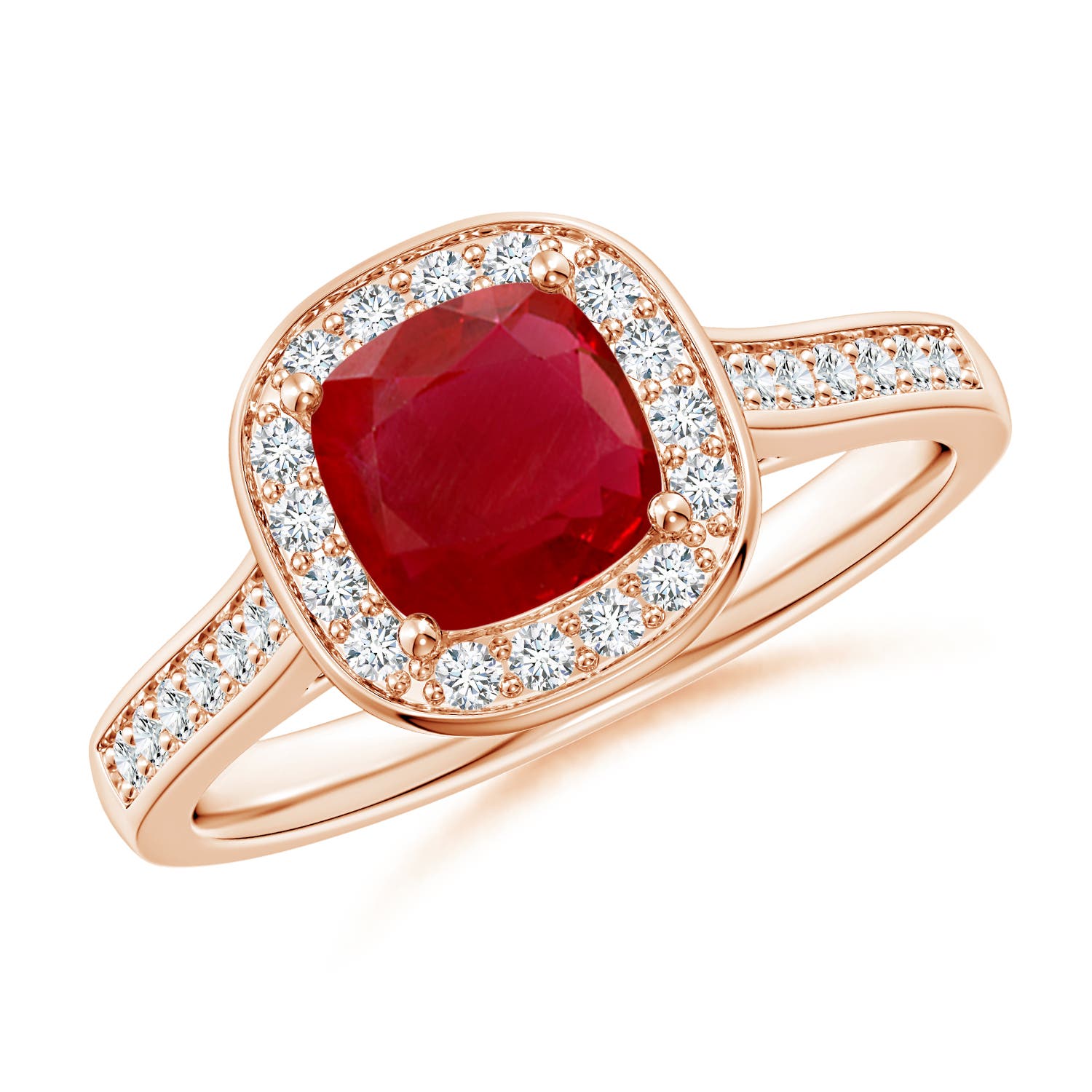 AA - Ruby / 1.23 CT / 14 KT Rose Gold