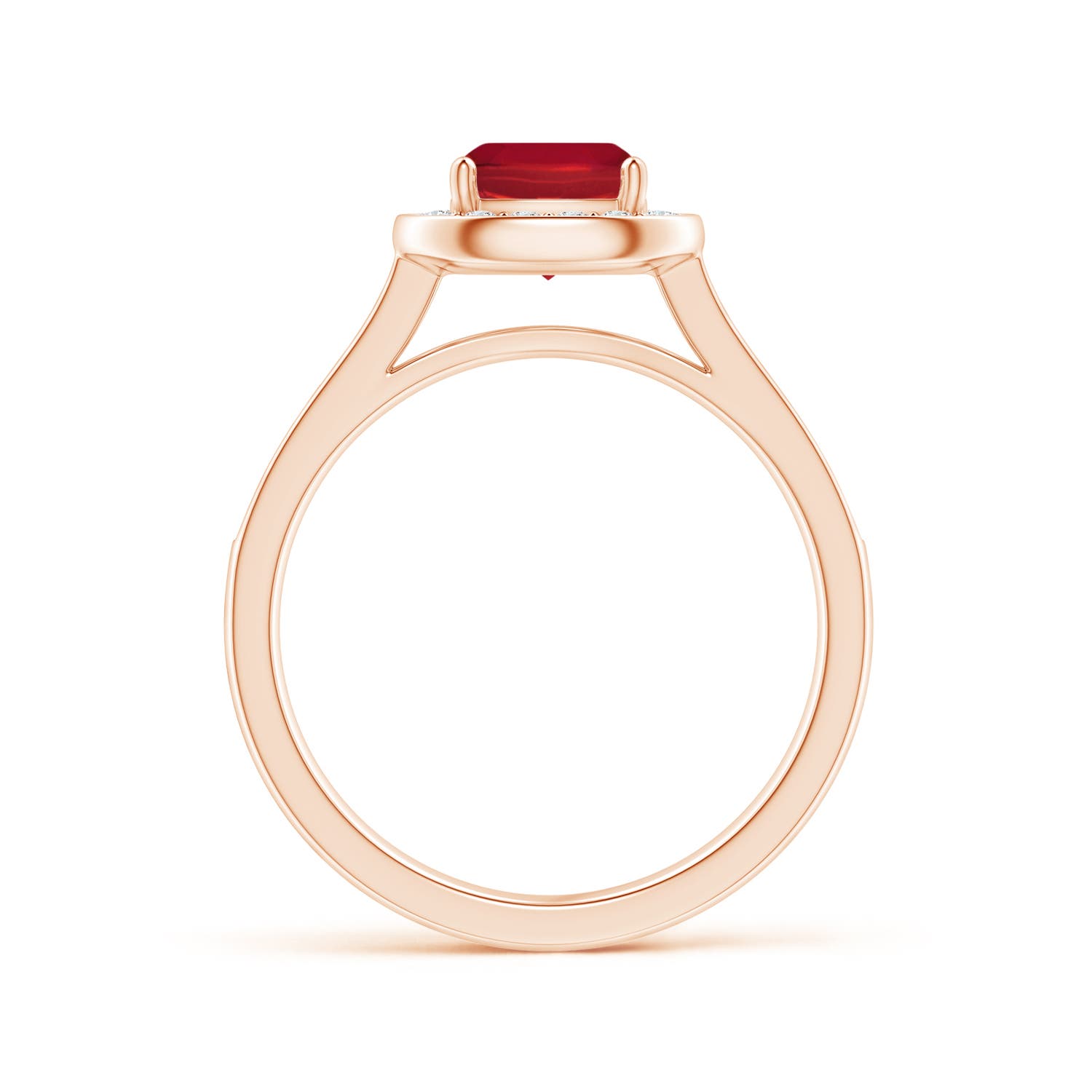 AA - Ruby / 1.23 CT / 14 KT Rose Gold