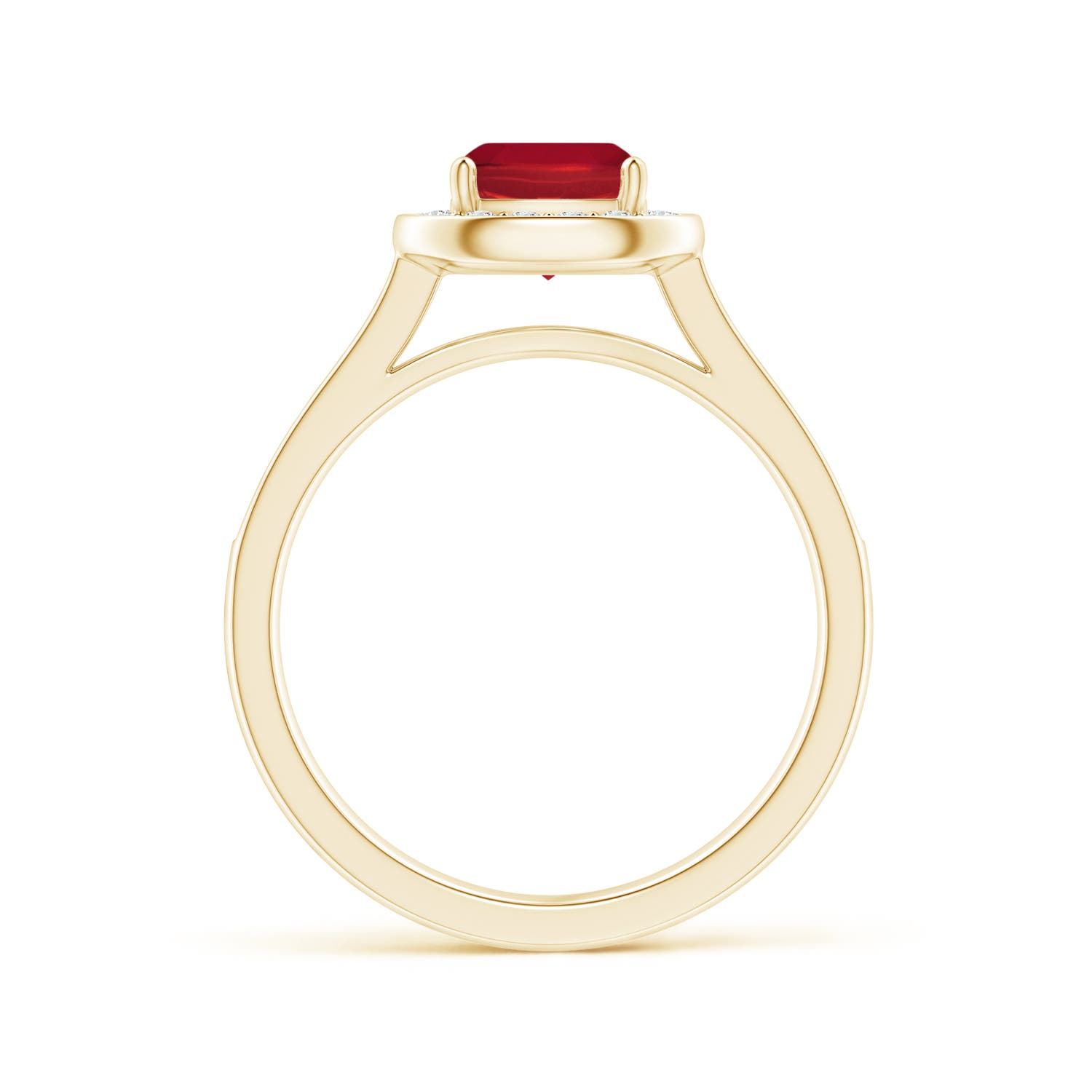 AA - Ruby / 1.23 CT / 14 KT Yellow Gold