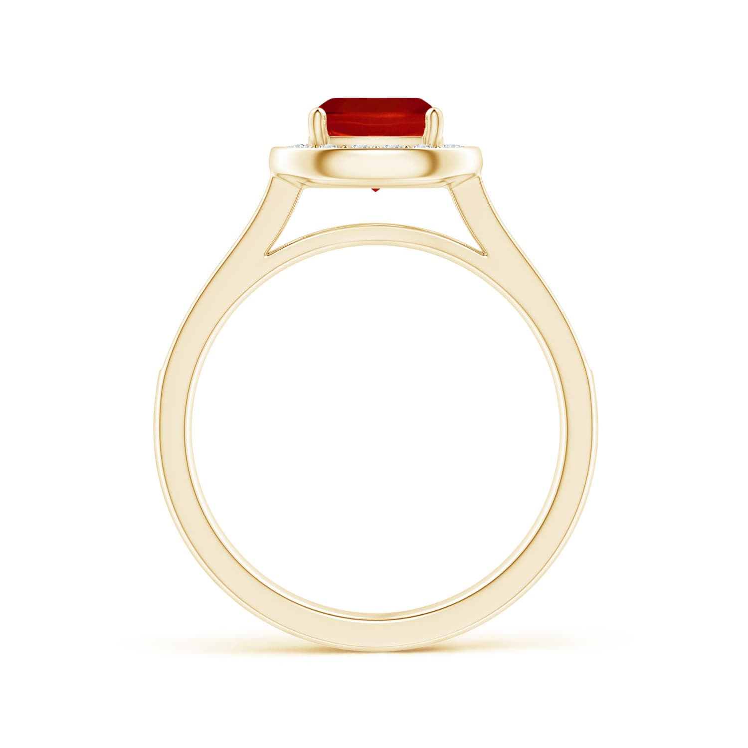 AAA - Ruby / 1.23 CT / 14 KT Yellow Gold