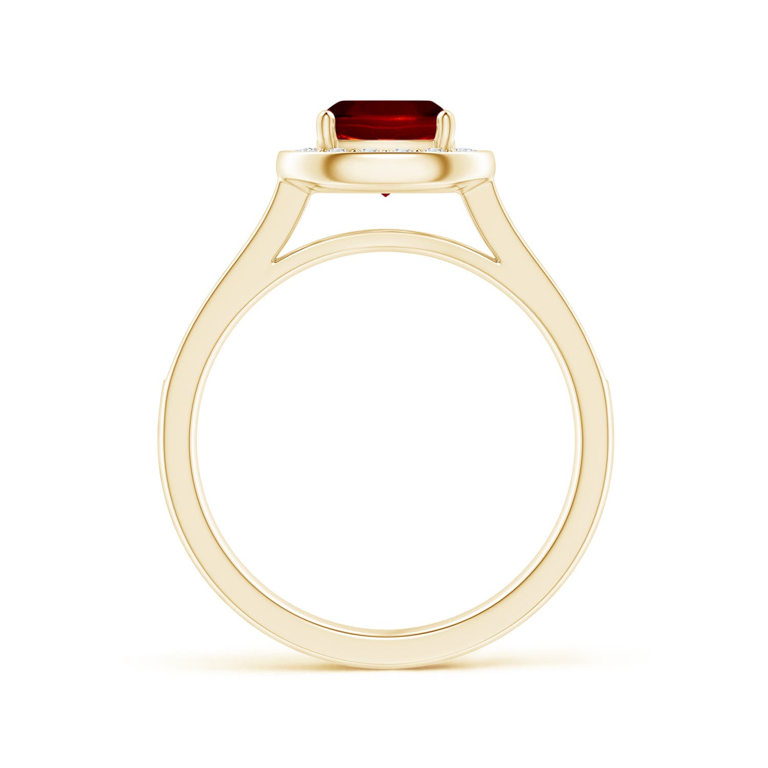 AAAA - Ruby / 1.23 CT / 14 KT Yellow Gold