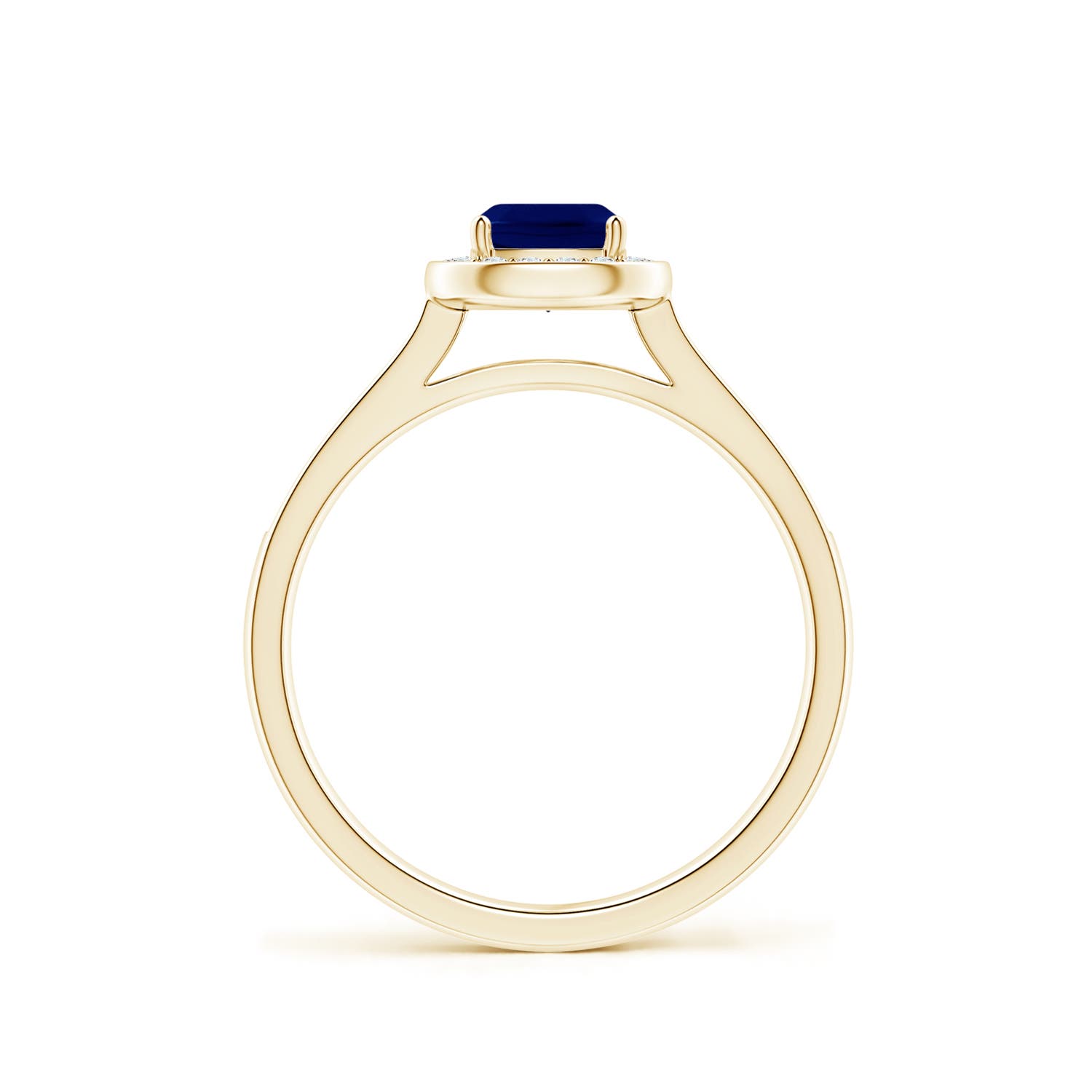 AA - Blue Sapphire / 0.78 CT / 14 KT Yellow Gold