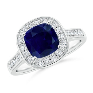 Cushion AA Blue Sapphire
