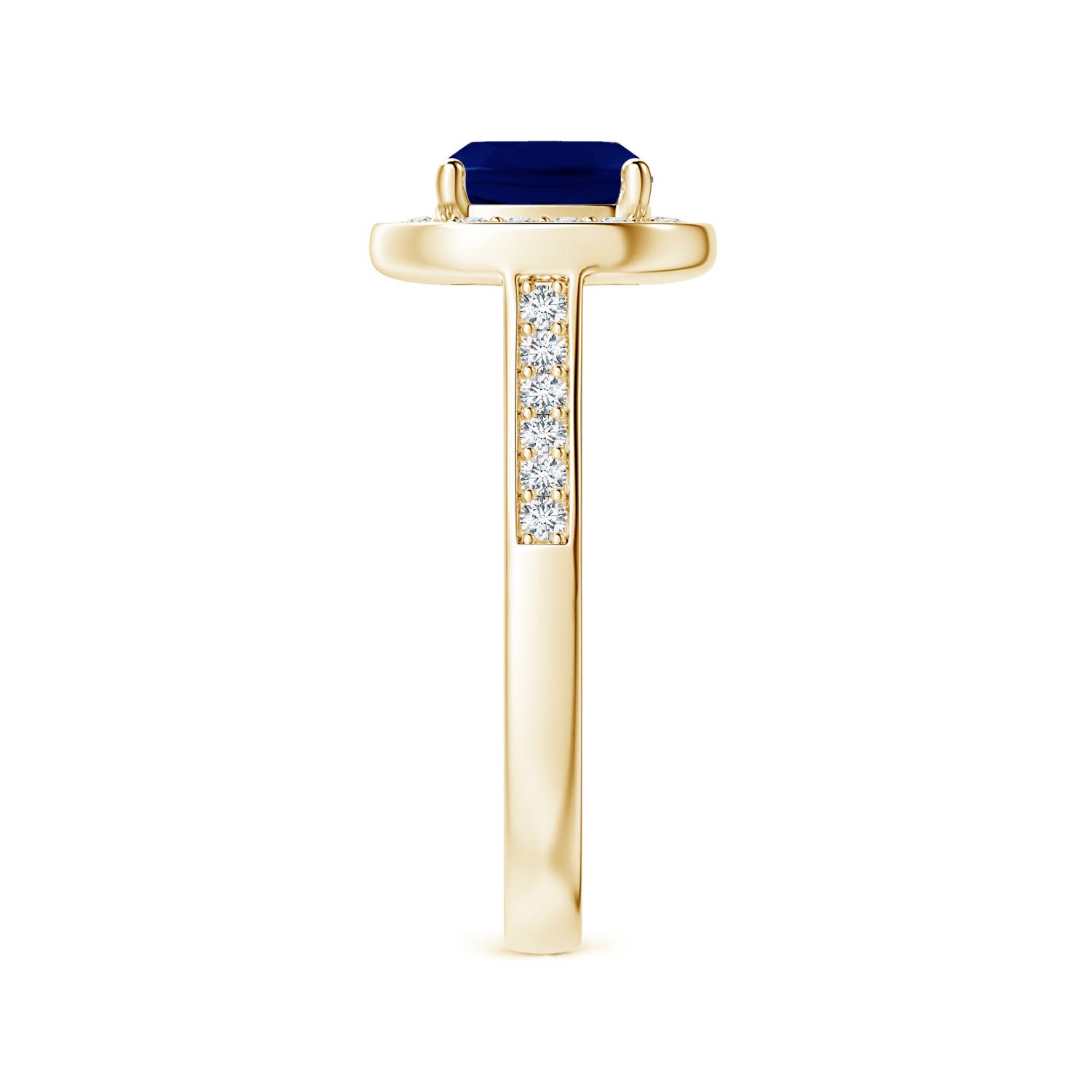 AA - Blue Sapphire / 1.99 CT / 14 KT Yellow Gold