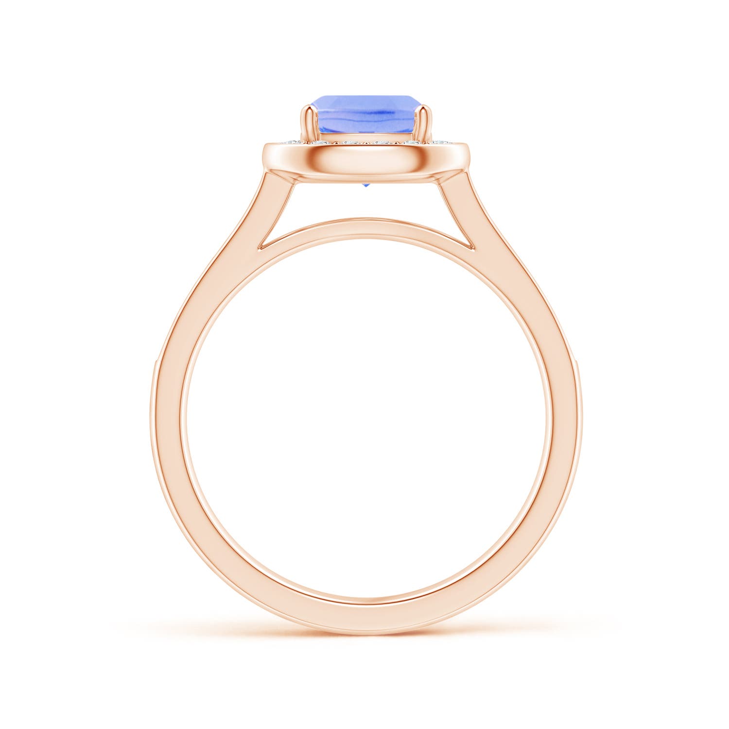 A - Tanzanite / 1.33 CT / 14 KT Rose Gold