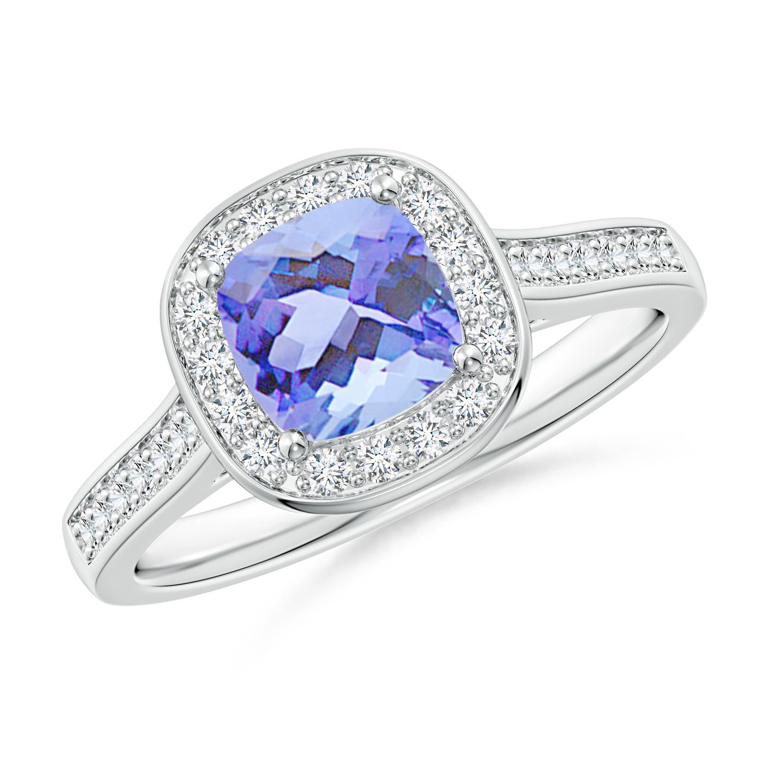 A - Tanzanite / 1.33 CT / 14 KT White Gold