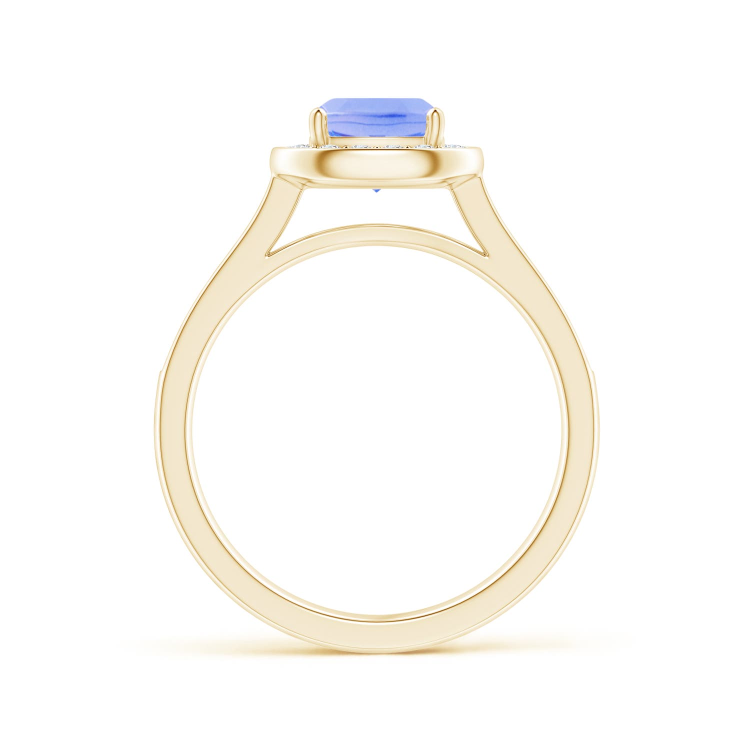 A - Tanzanite / 1.33 CT / 14 KT Yellow Gold