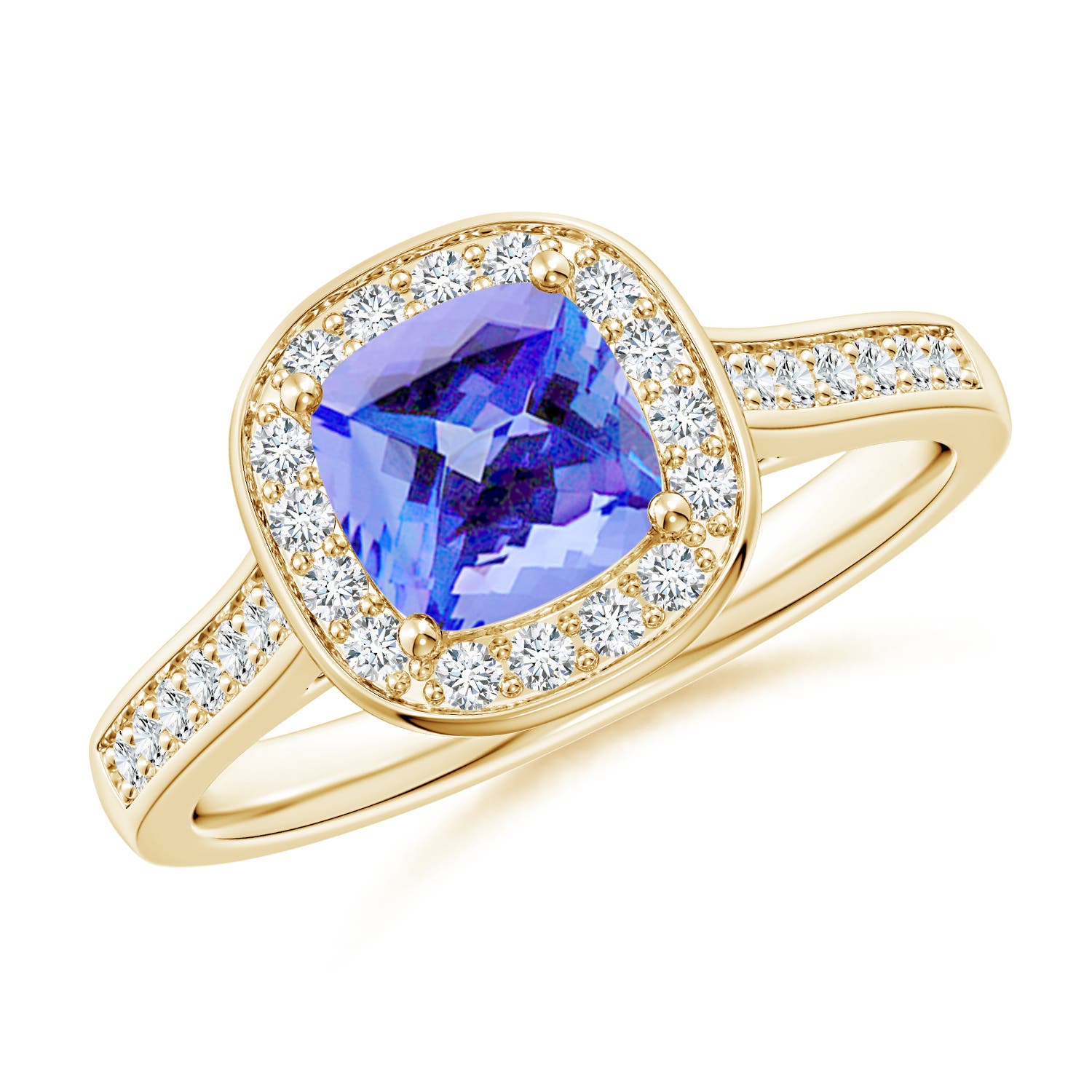 AA - Tanzanite / 1.33 CT / 14 KT Yellow Gold