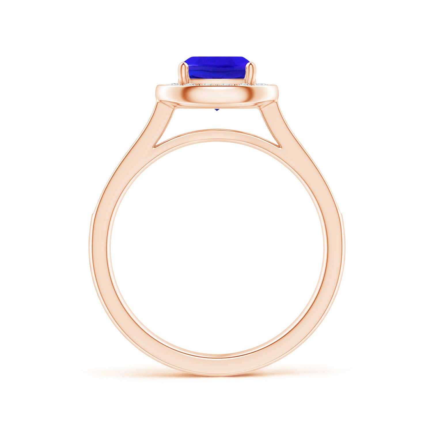 AAA - Tanzanite / 1.33 CT / 14 KT Rose Gold