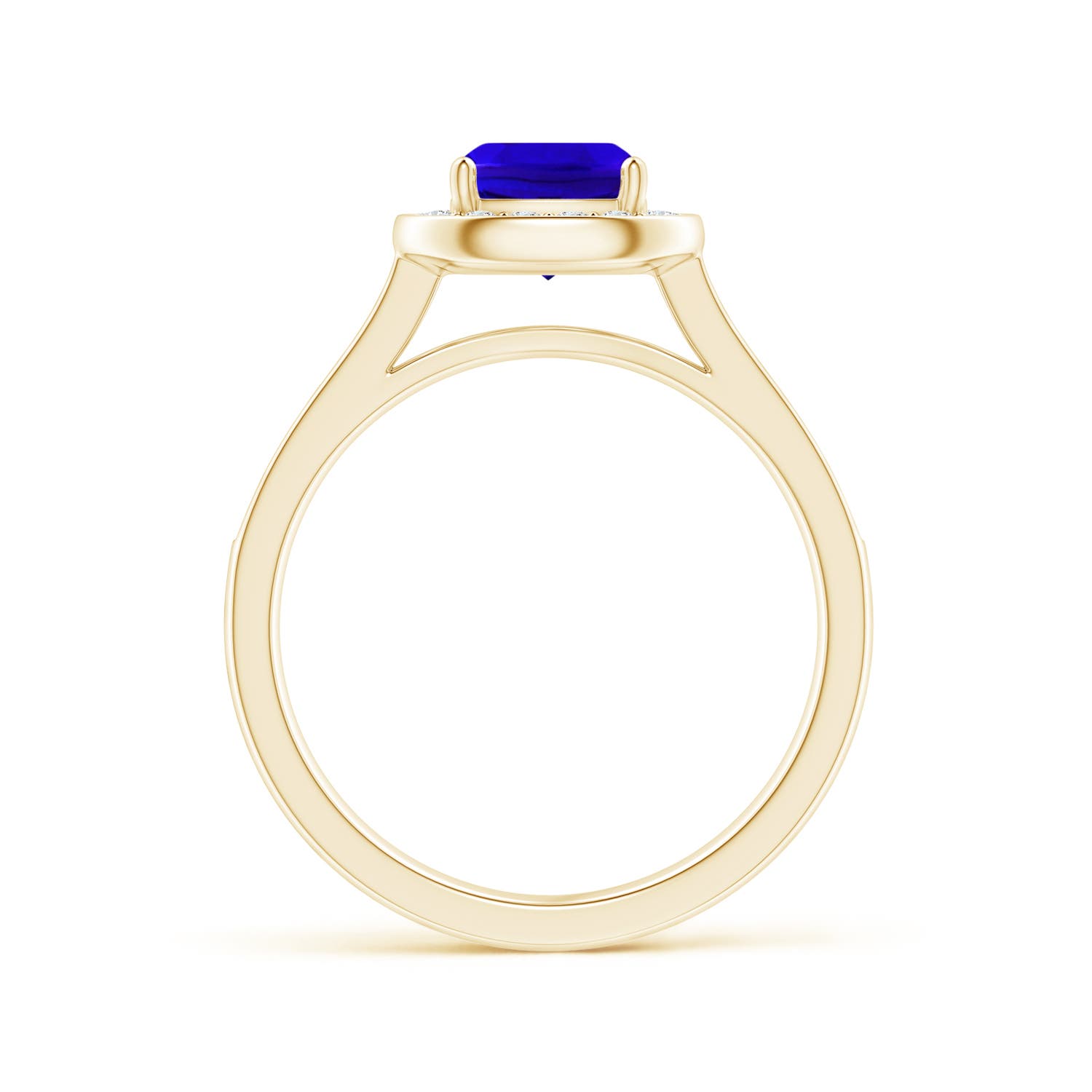 AAAA - Tanzanite / 1.33 CT / 14 KT Yellow Gold