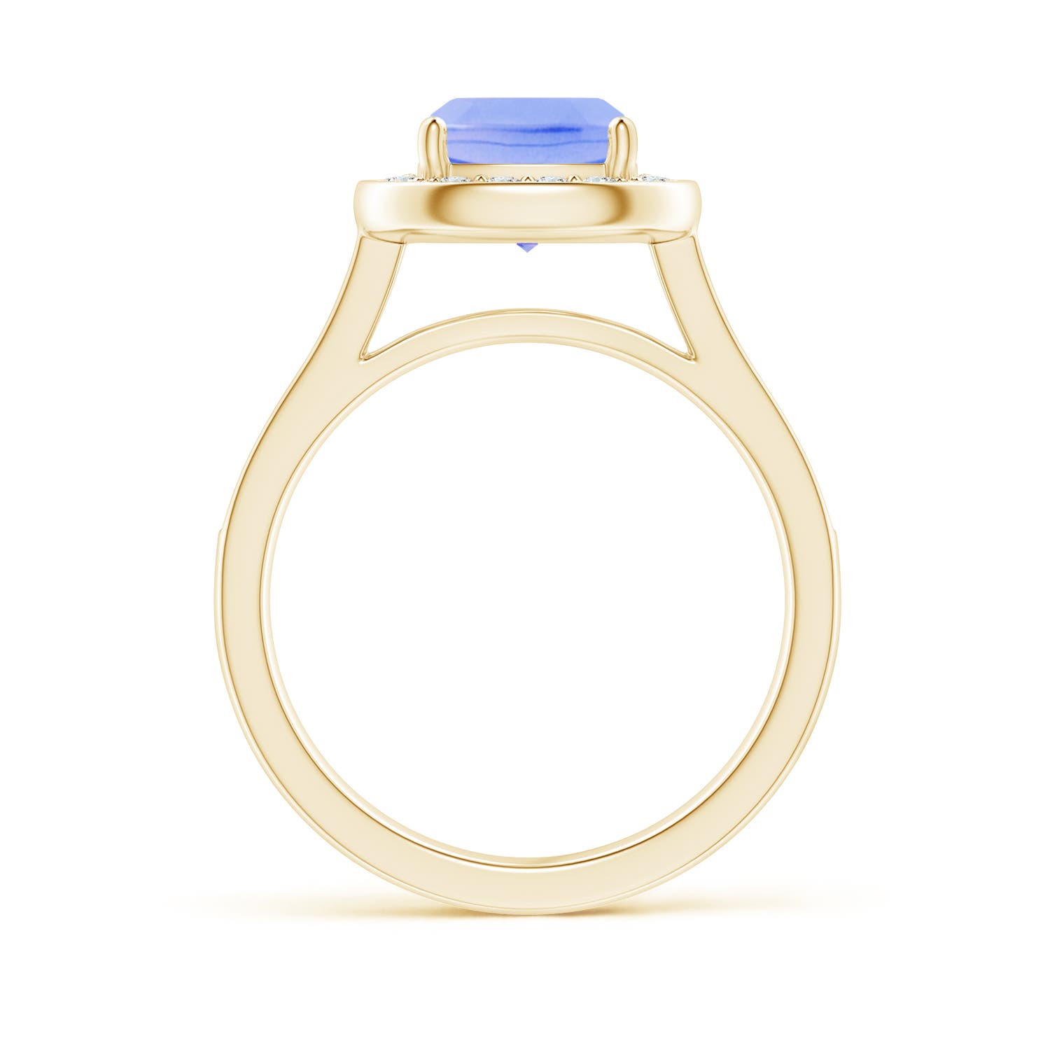 A - Tanzanite / 1.89 CT / 14 KT Yellow Gold