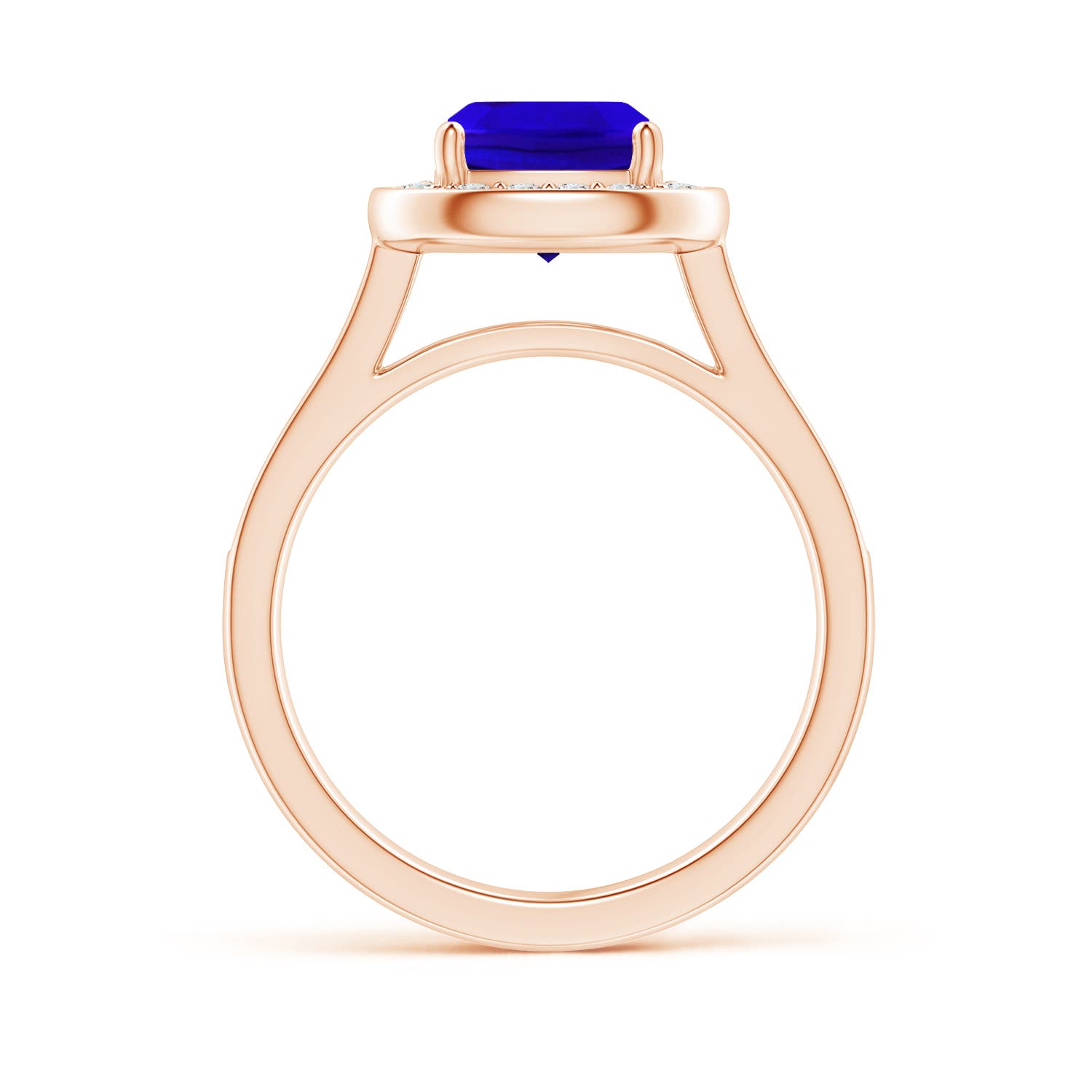 AAAA - Tanzanite / 1.89 CT / 14 KT Rose Gold