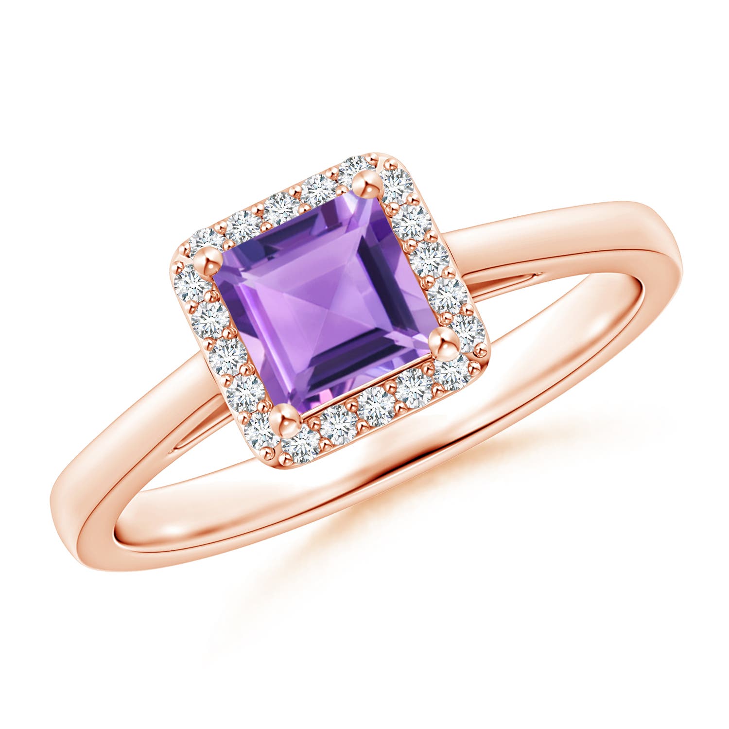 A - Amethyst / 0.82 CT / 14 KT Rose Gold