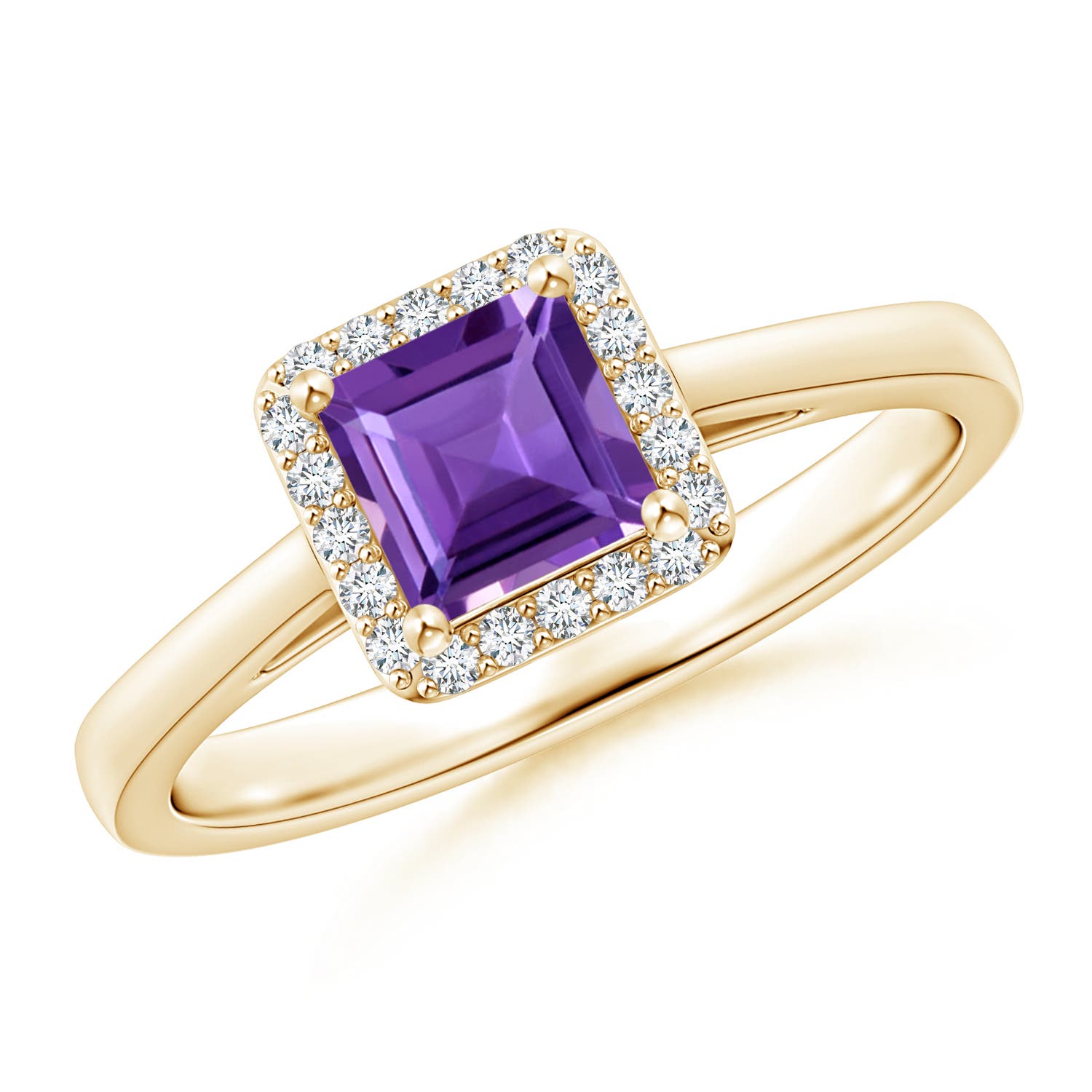 AAA - Amethyst / 0.82 CT / 14 KT Yellow Gold