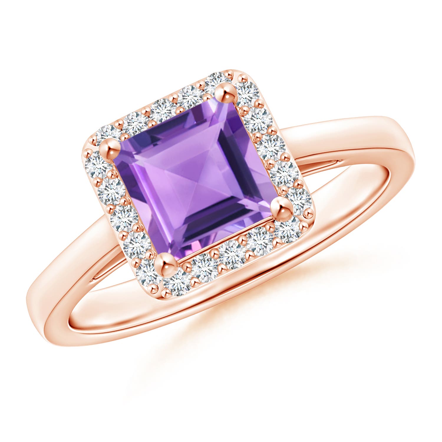 A - Amethyst / 1.2 CT / 14 KT Rose Gold