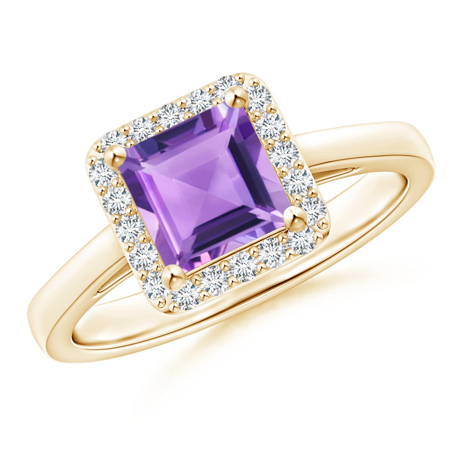 A - Amethyst / 1.2 CT / 14 KT Yellow Gold