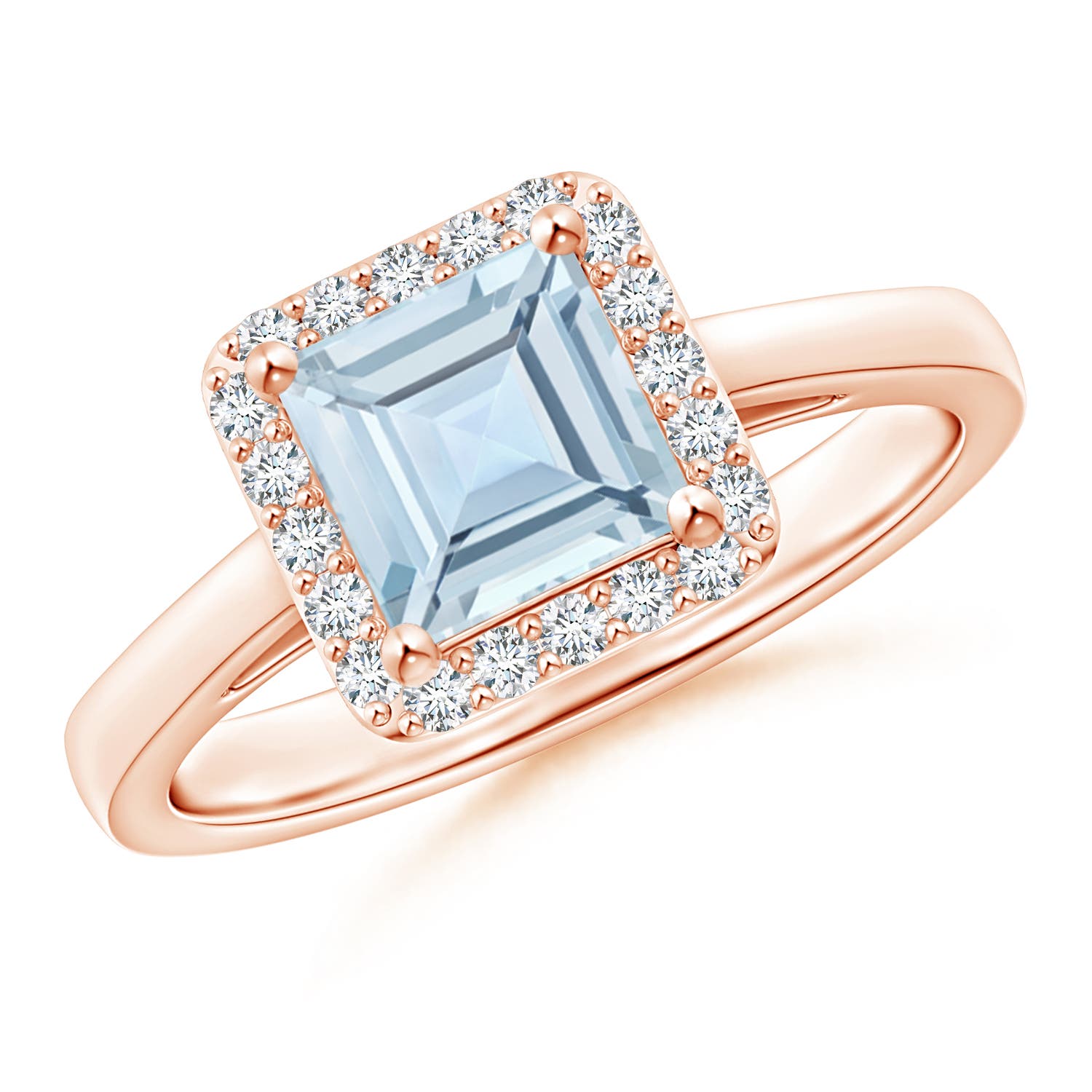 AA - Aquamarine / 1.15 CT / 14 KT Rose Gold