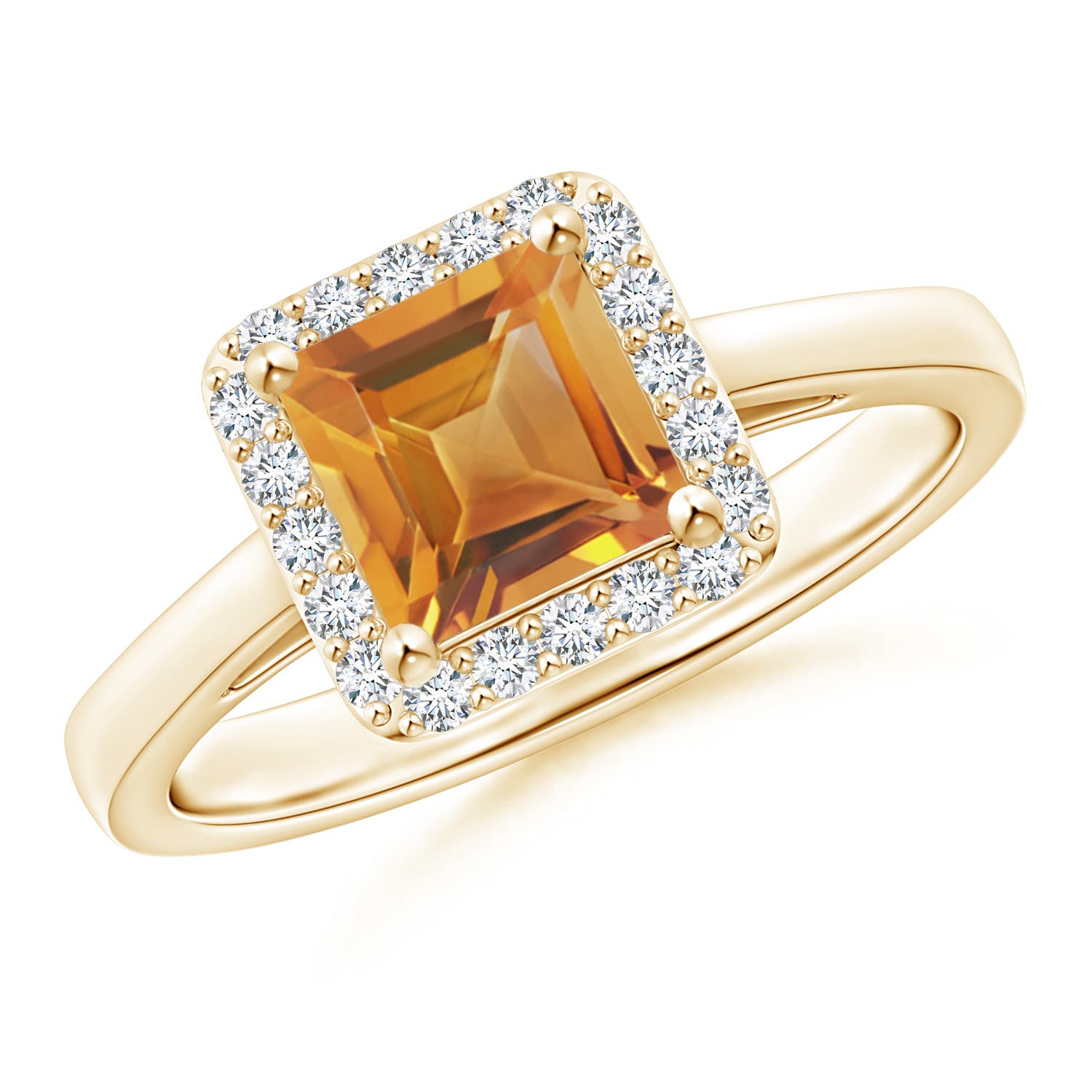 AA - Citrine / 1.2 CT / 14 KT Yellow Gold