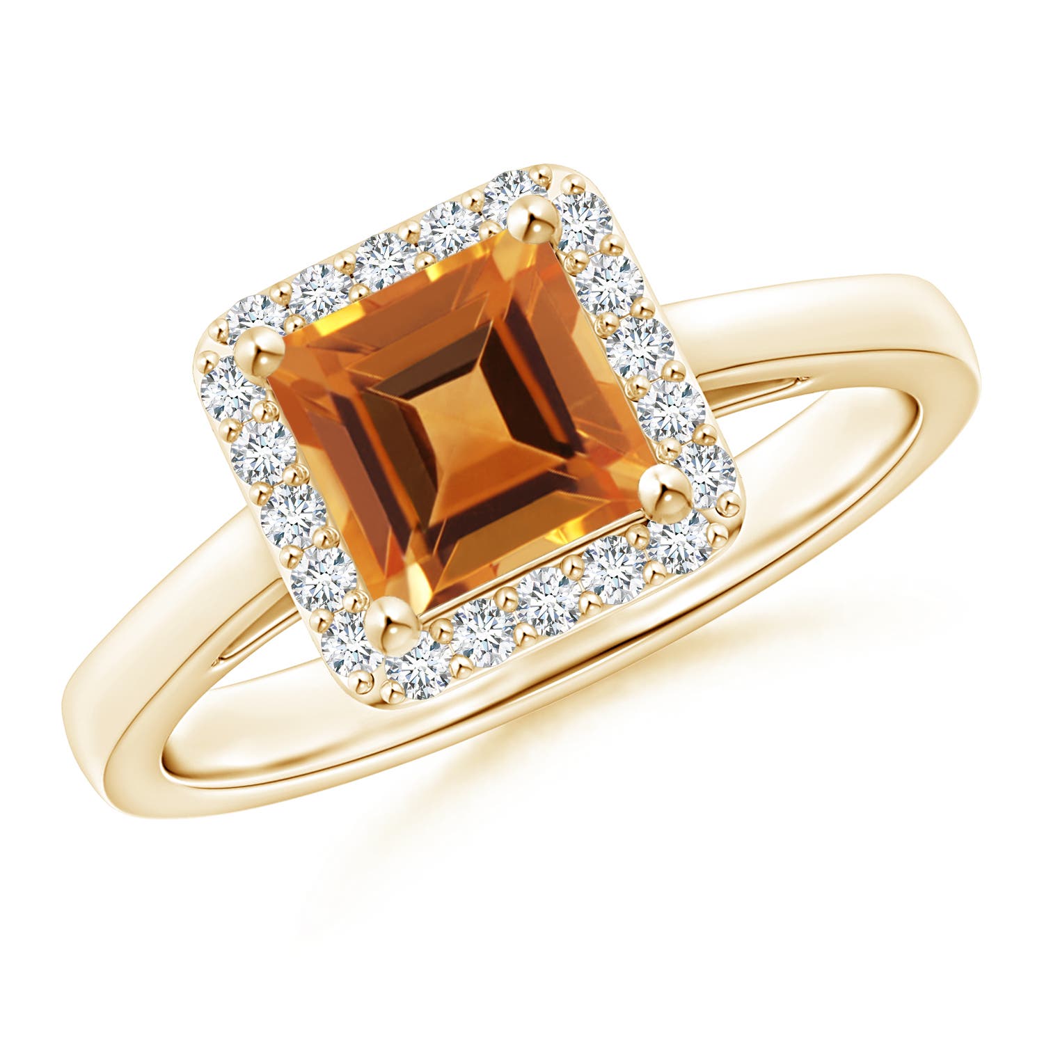 AAA - Citrine / 1.2 CT / 14 KT Yellow Gold