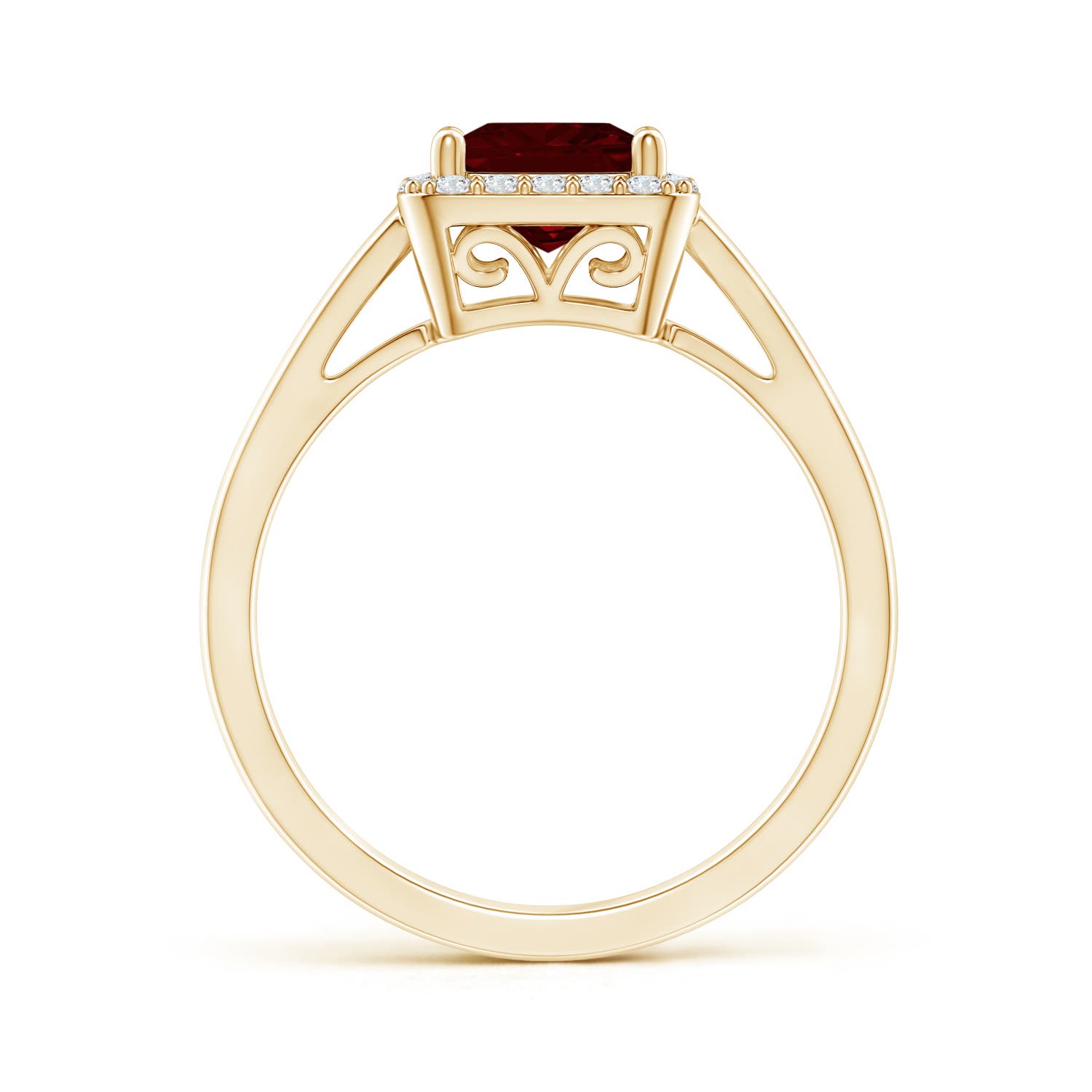 AAA - Garnet / 1.6 CT / 14 KT Yellow Gold