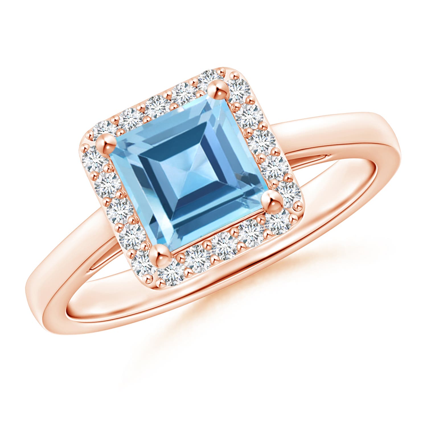 AA - Swiss Blue Topaz / 1.55 CT / 14 KT Rose Gold