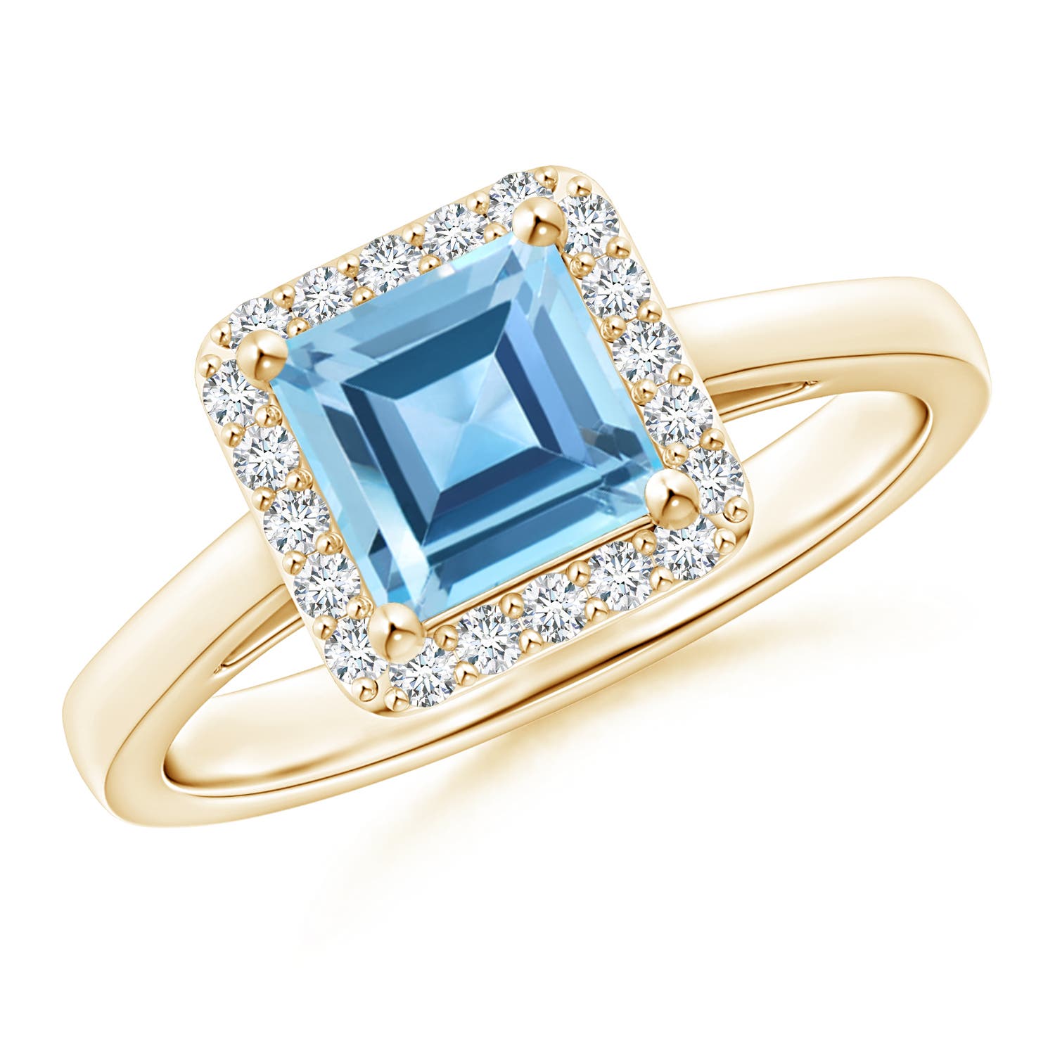 AA - Swiss Blue Topaz / 1.55 CT / 14 KT Yellow Gold