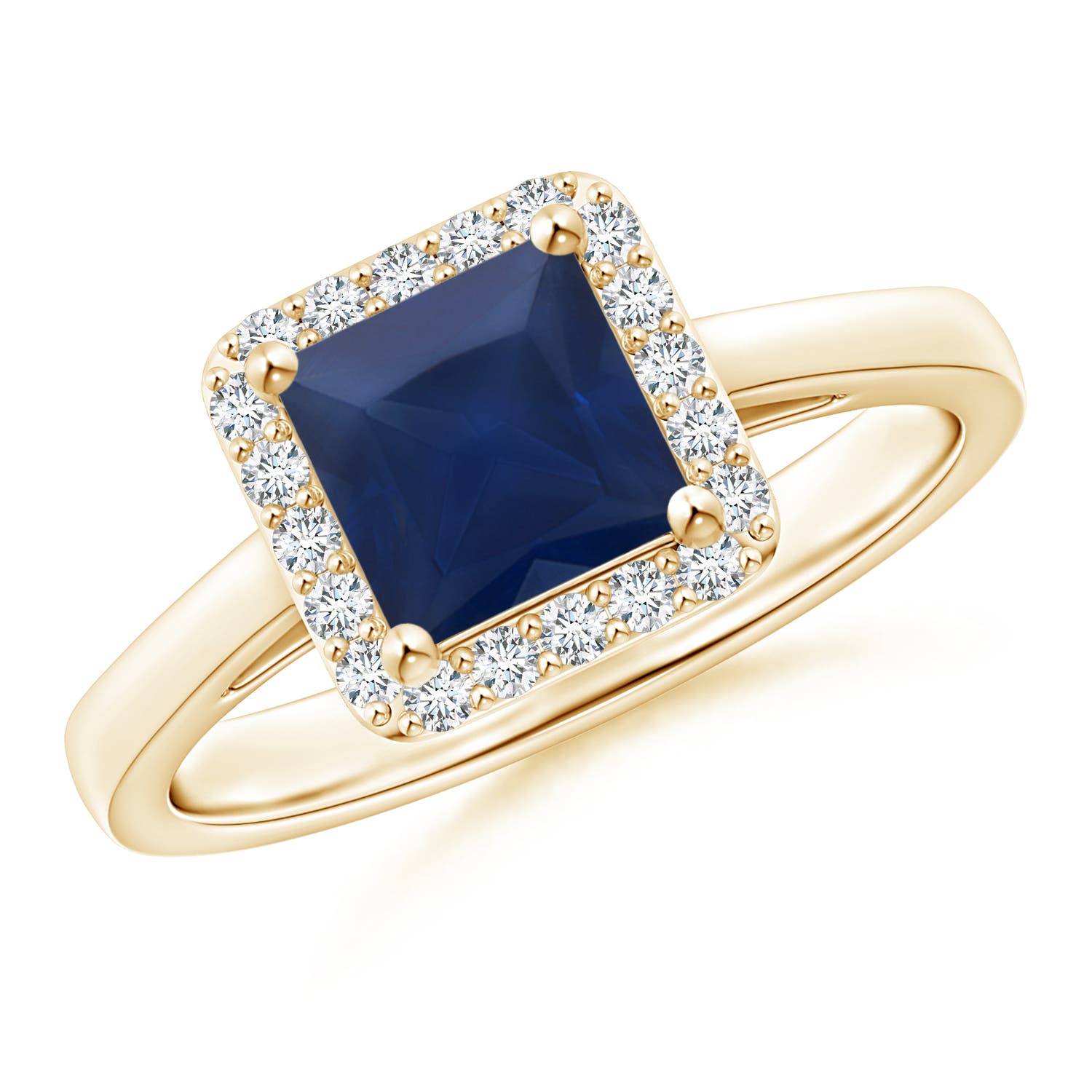 A - Blue Sapphire / 1.4 CT / 14 KT Yellow Gold