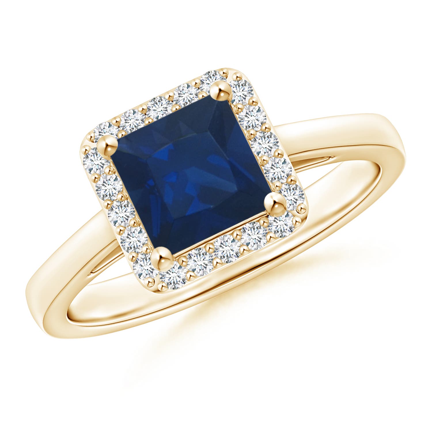 AA - Blue Sapphire / 1.4 CT / 14 KT Yellow Gold