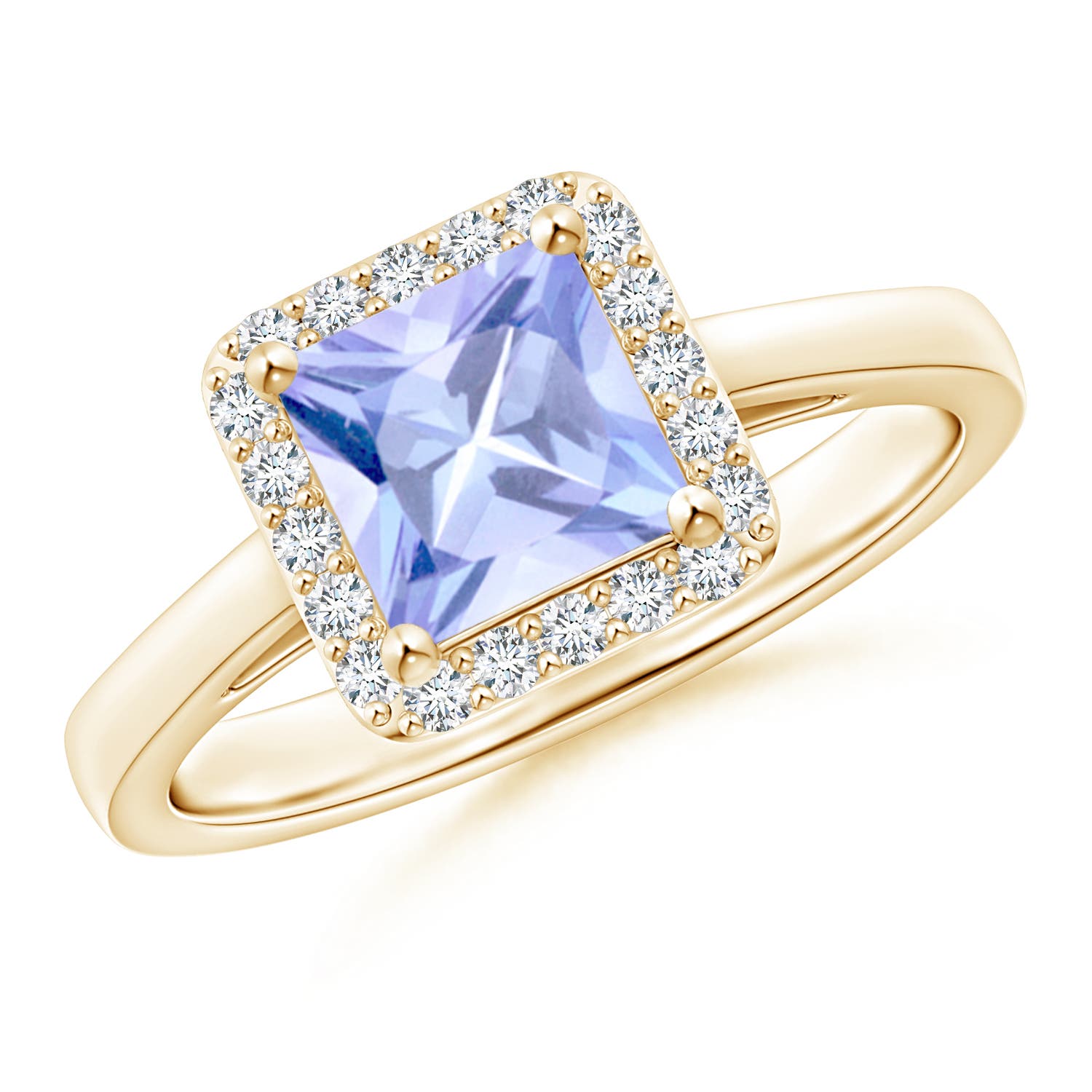 A - Tanzanite / 1.3 CT / 14 KT Yellow Gold