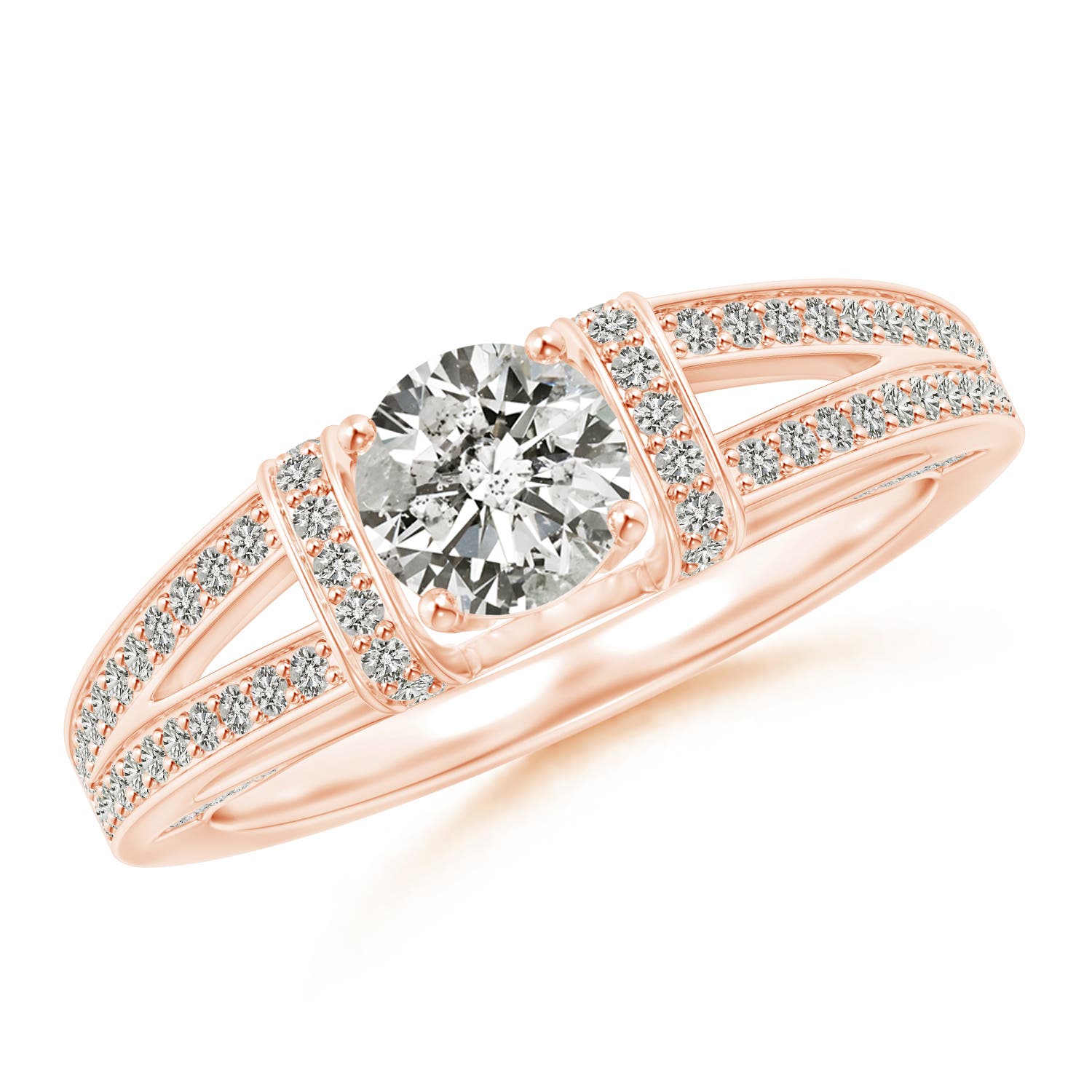 K, I3 / 1.14 CT / 14 KT Rose Gold