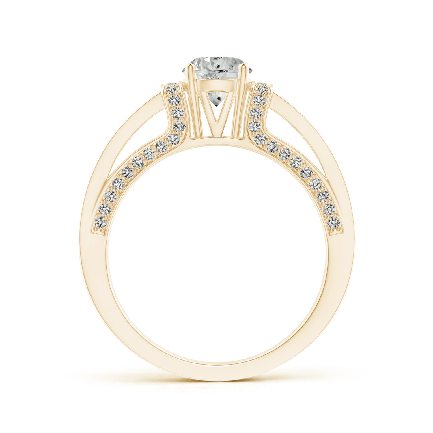 K, I3 / 1.14 CT / 14 KT Yellow Gold