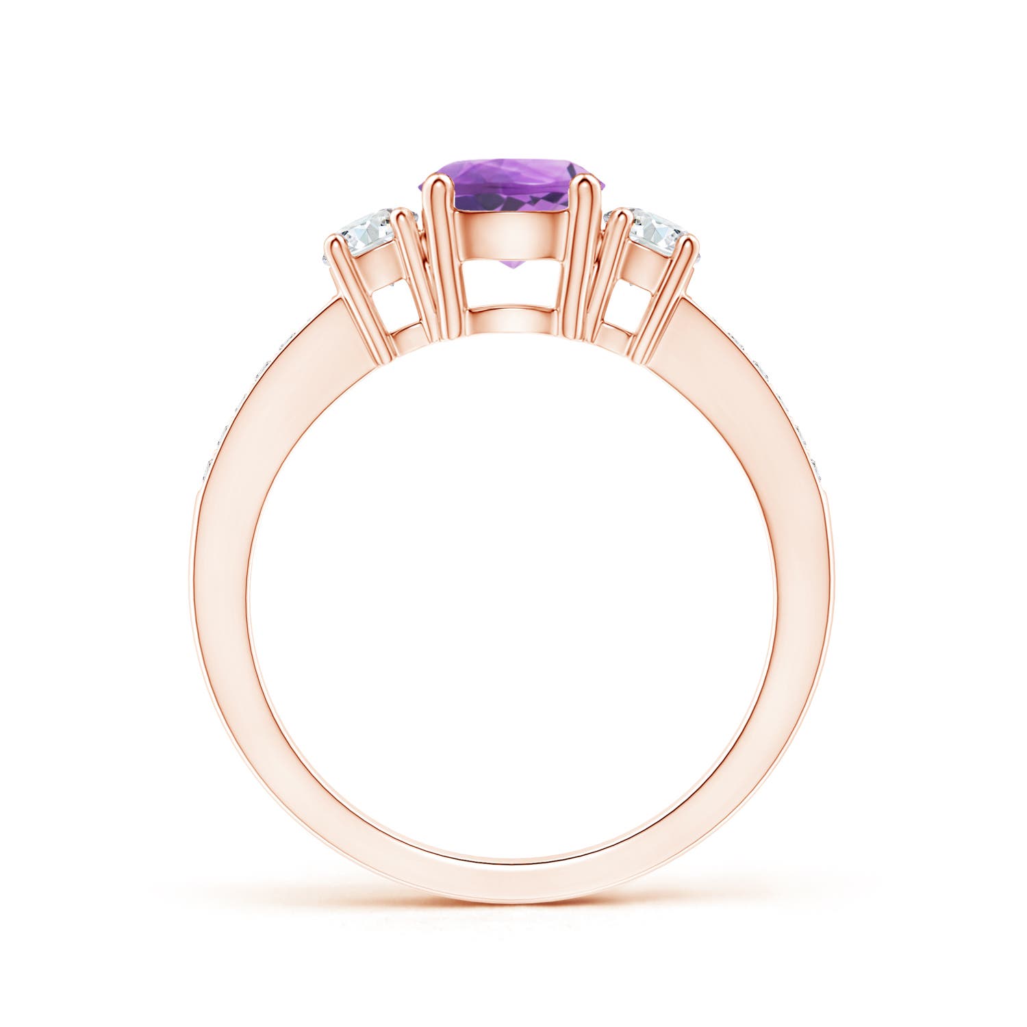 A - Amethyst / 1.11 CT / 14 KT Rose Gold