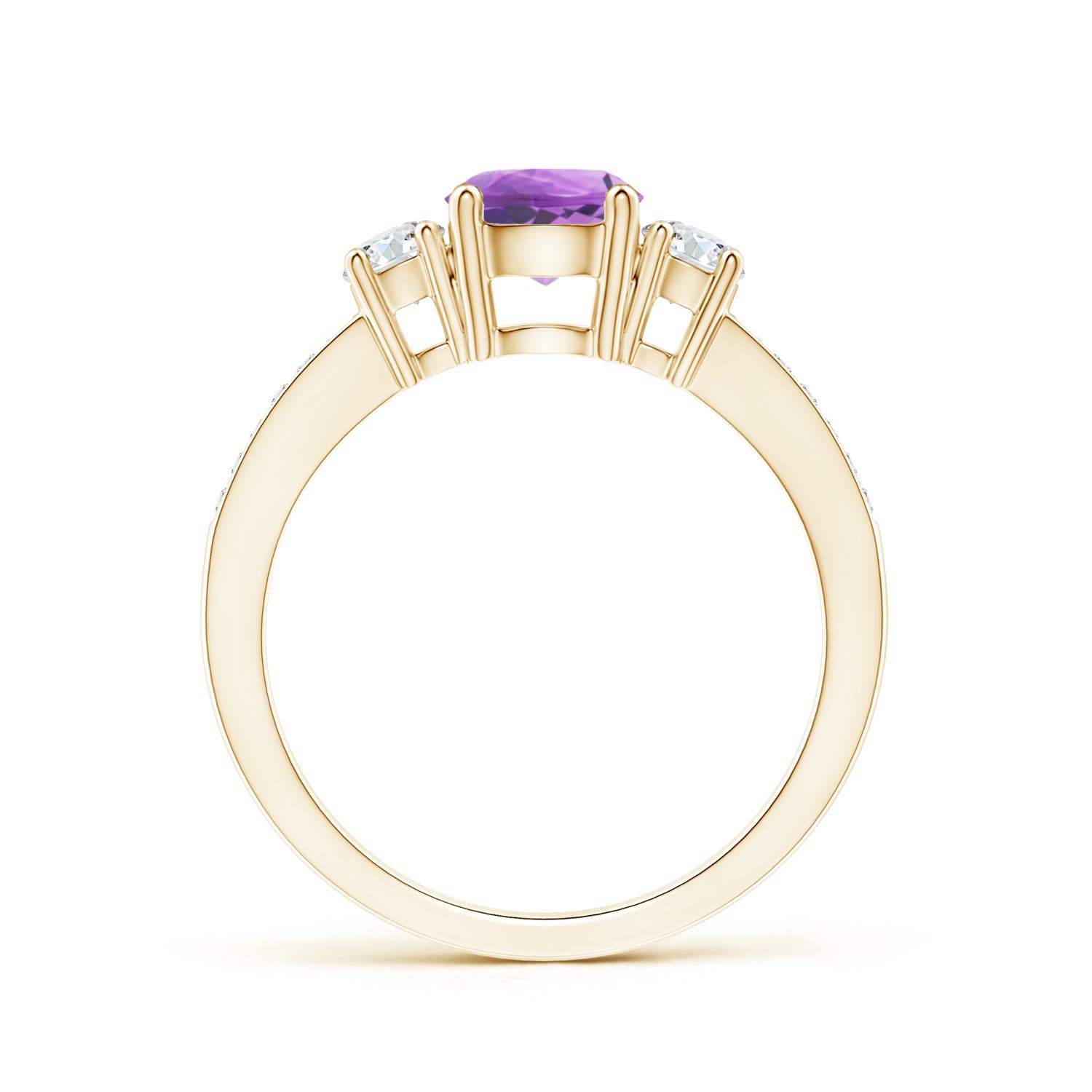 A - Amethyst / 1.11 CT / 14 KT Yellow Gold