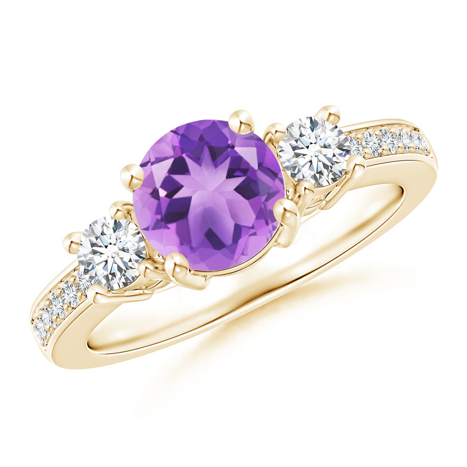 A - Amethyst / 1.59 CT / 14 KT Yellow Gold