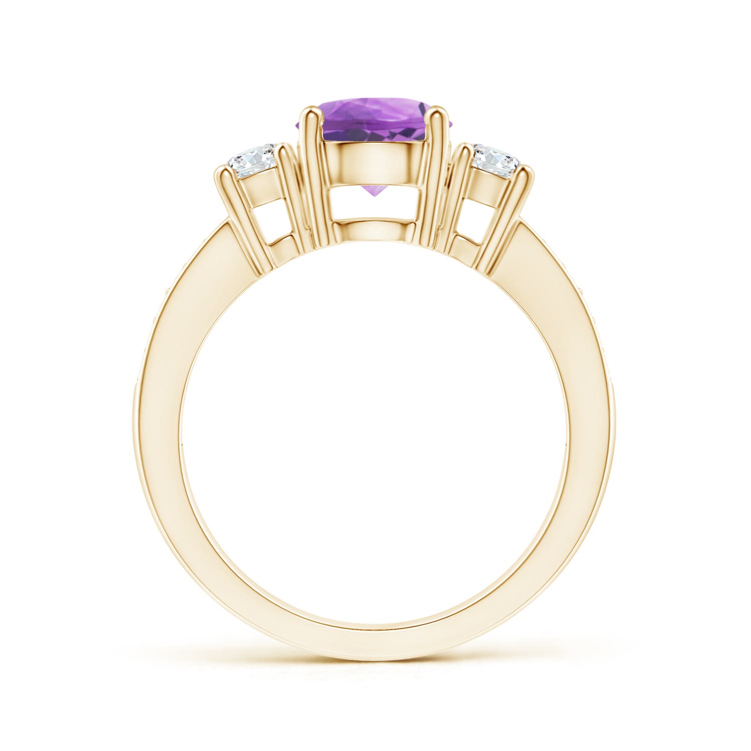 A - Amethyst / 1.59 CT / 14 KT Yellow Gold